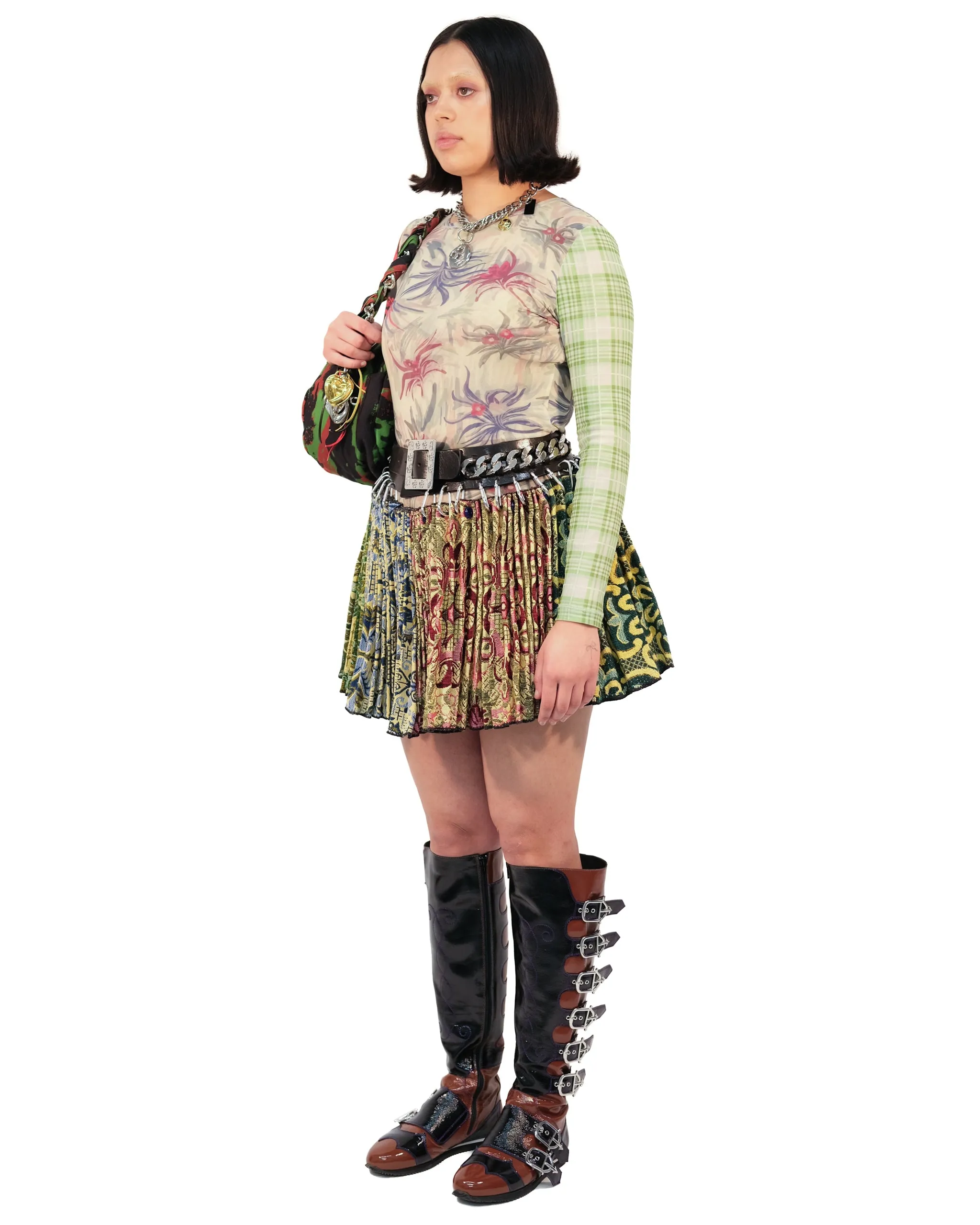 Isola Tapestry Folkloric Mini Carabiner Skirt sold by Chopova Lowena product image thumbnail 2