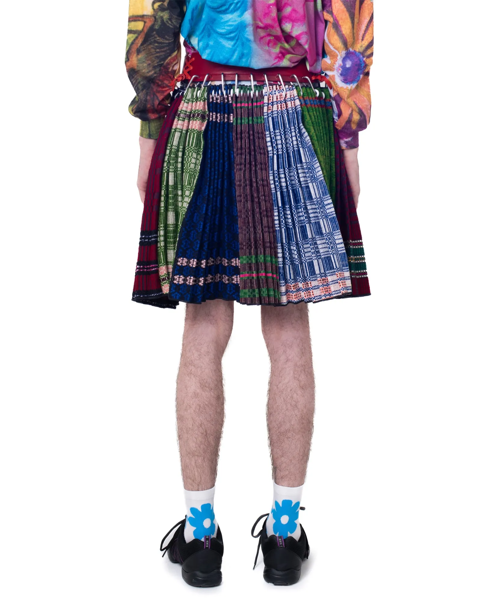 Red Belt Folkloric Midi Skirt sold by Chopova Lowena product image thumbnail 3