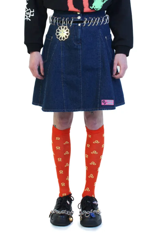 Otto Denim Carabiner Skirt made by Chopova Lowena
