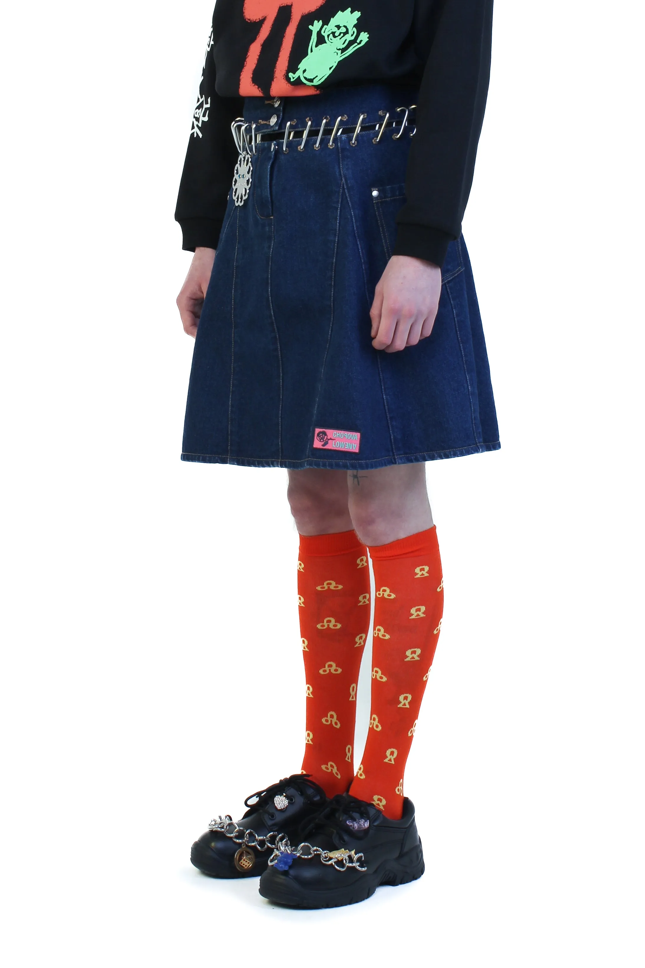 Otto Denim Carabiner Skirt sold by Chopova Lowena product image thumbnail 4