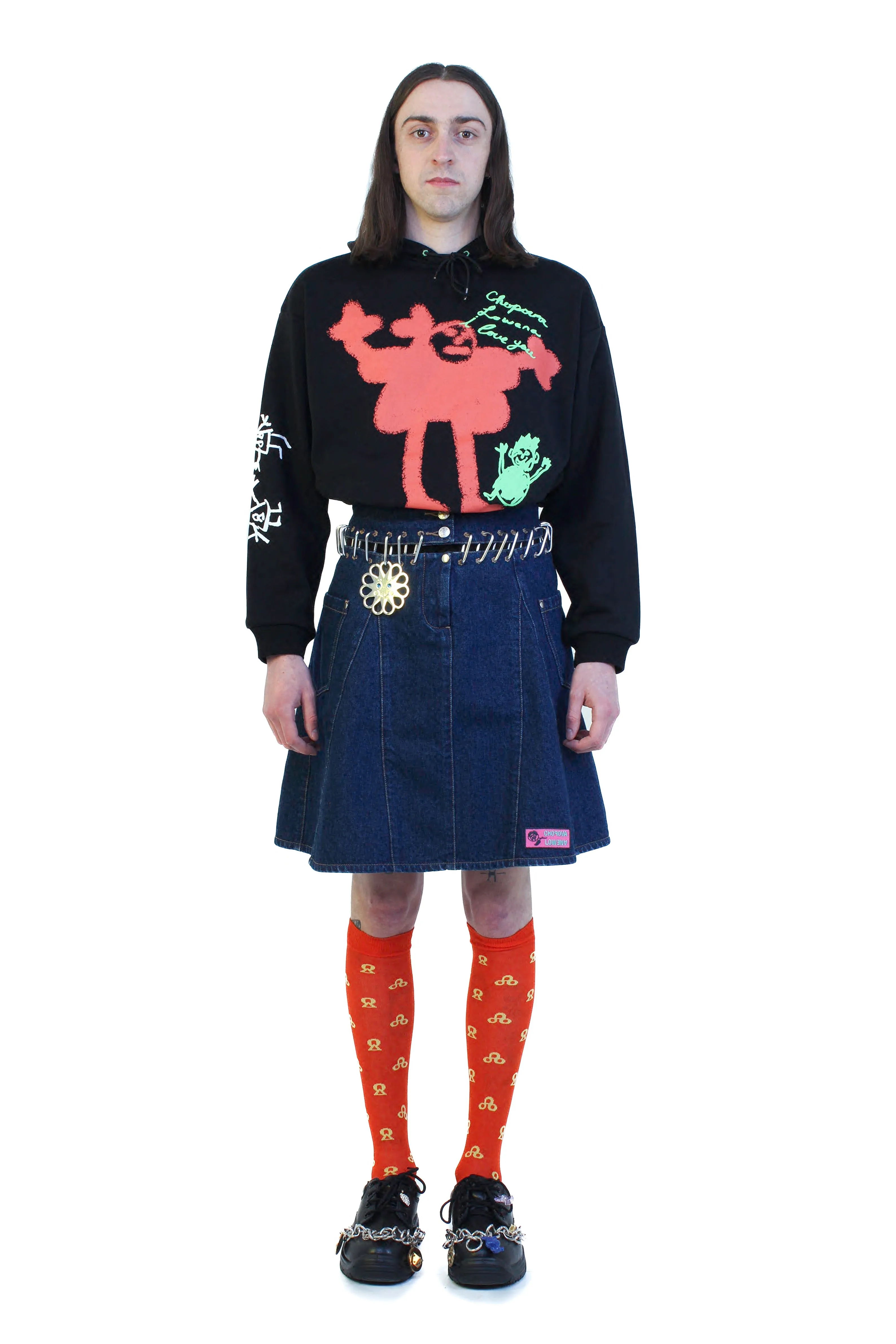 Otto Denim Carabiner Skirt sold by Chopova Lowena product image thumbnail 2