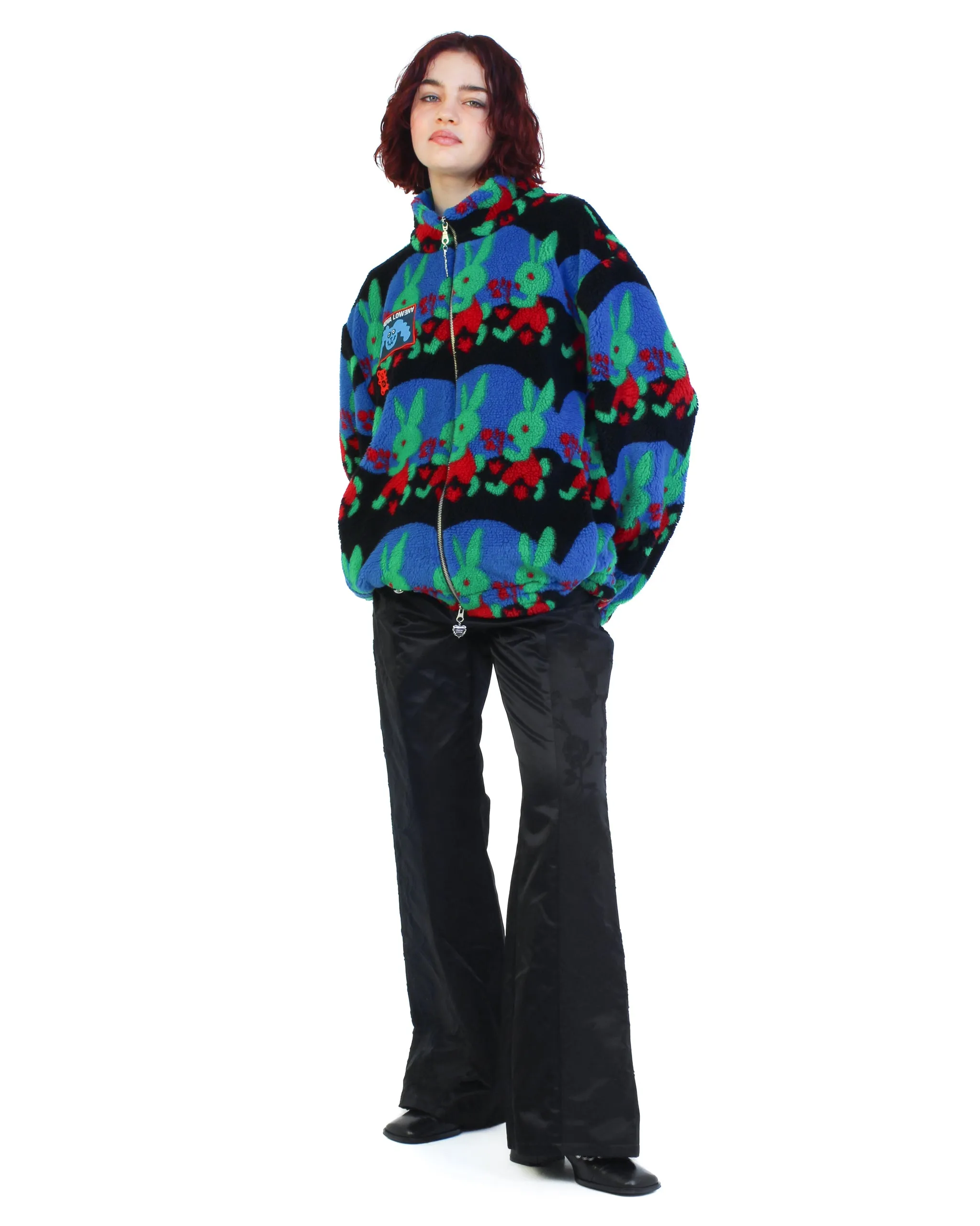 Bunny Oversized Fleece Black and Multi sold by Chopova Lowena product image thumbnail 2