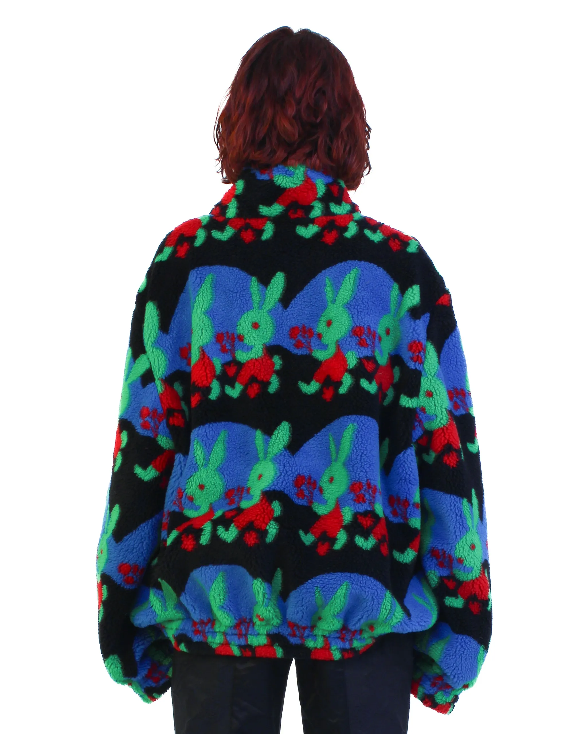 Bunny Oversized Fleece Black and Multi sold by Chopova Lowena product image thumbnail 3