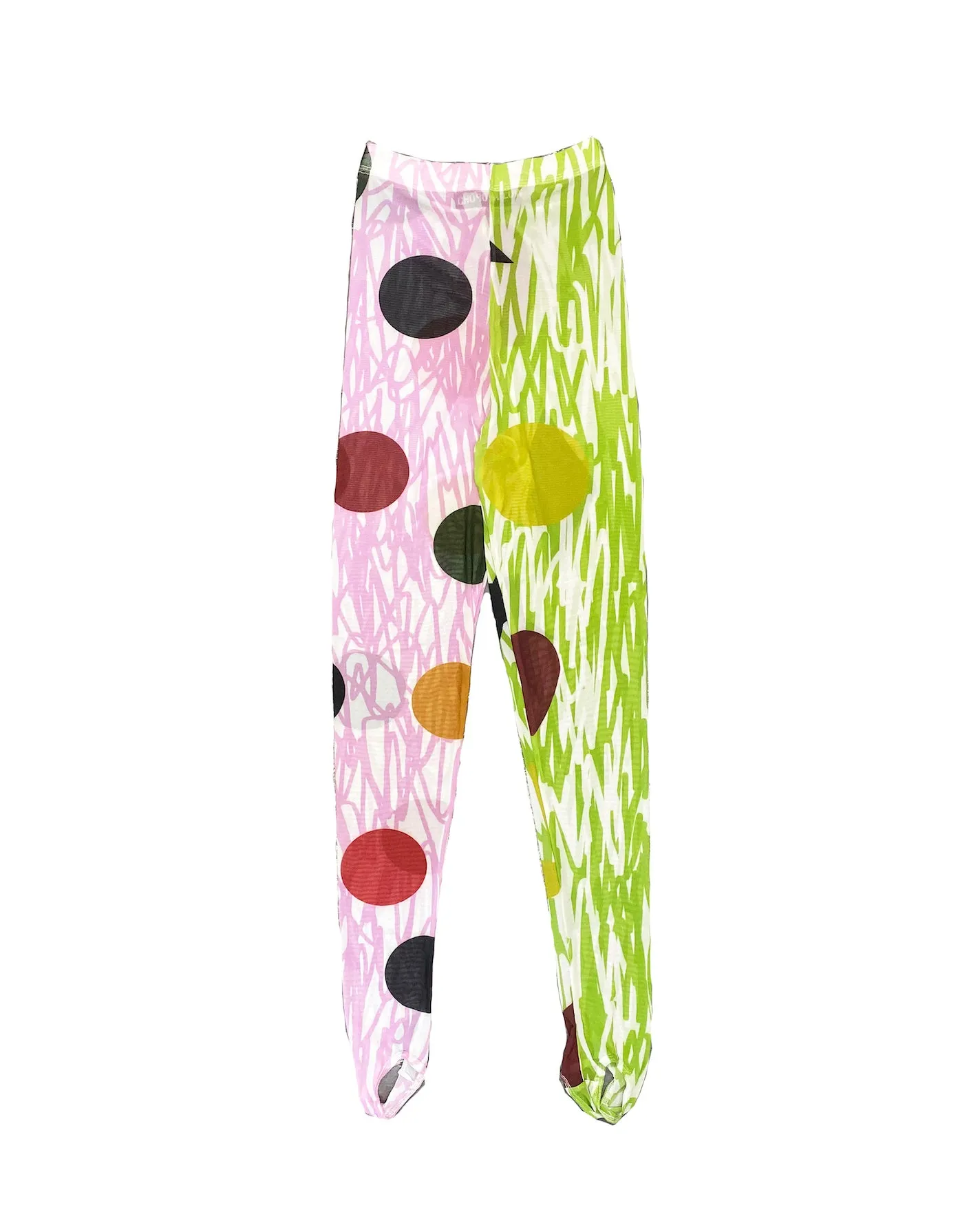 Scribble Mix Mesh Leggings sold by Chopova Lowena