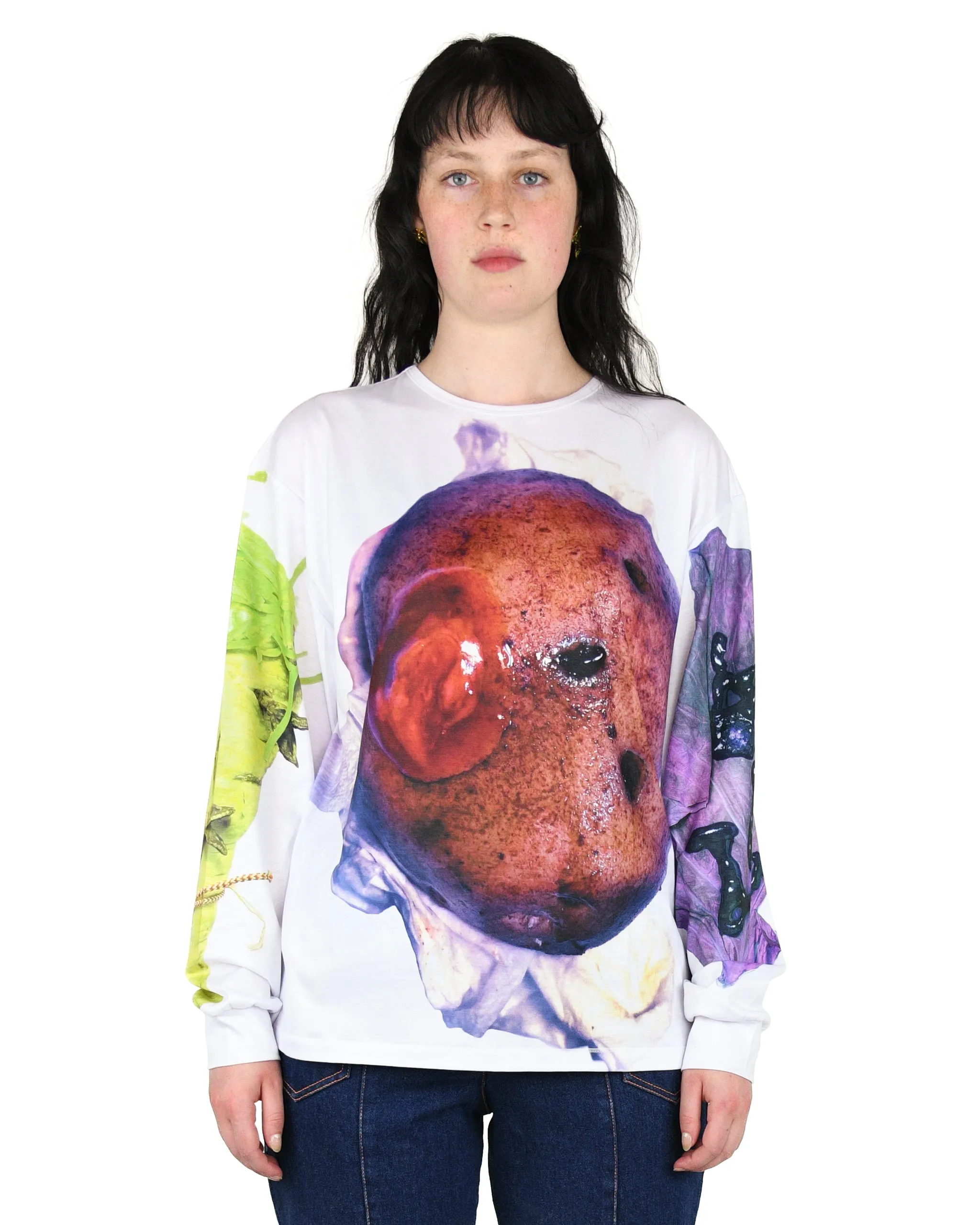 Simply Potato Oversized Jersey Top sold by Chopova Lowena