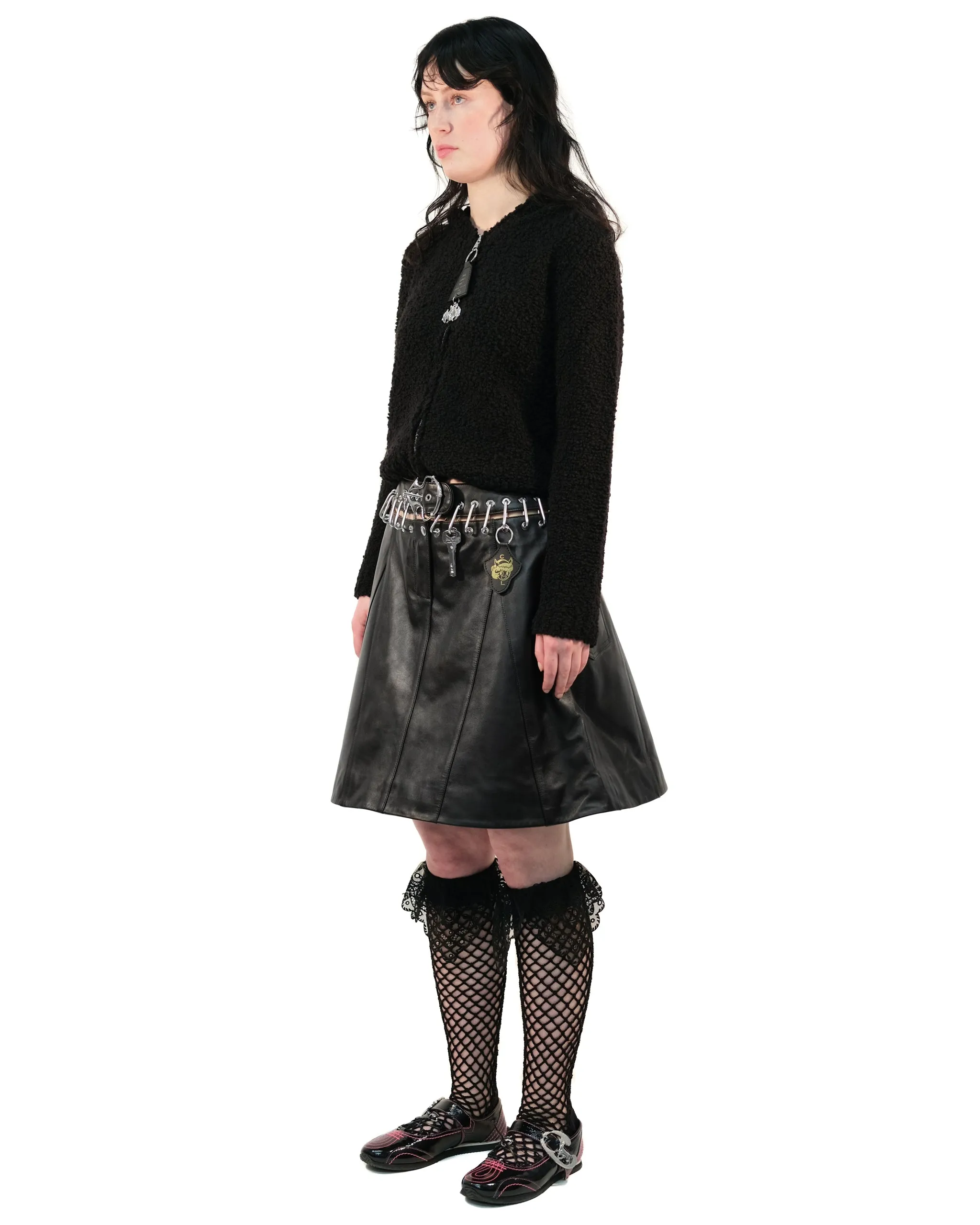 Spingo Leather Skirt sold by Chopova Lowena product image thumbnail 4