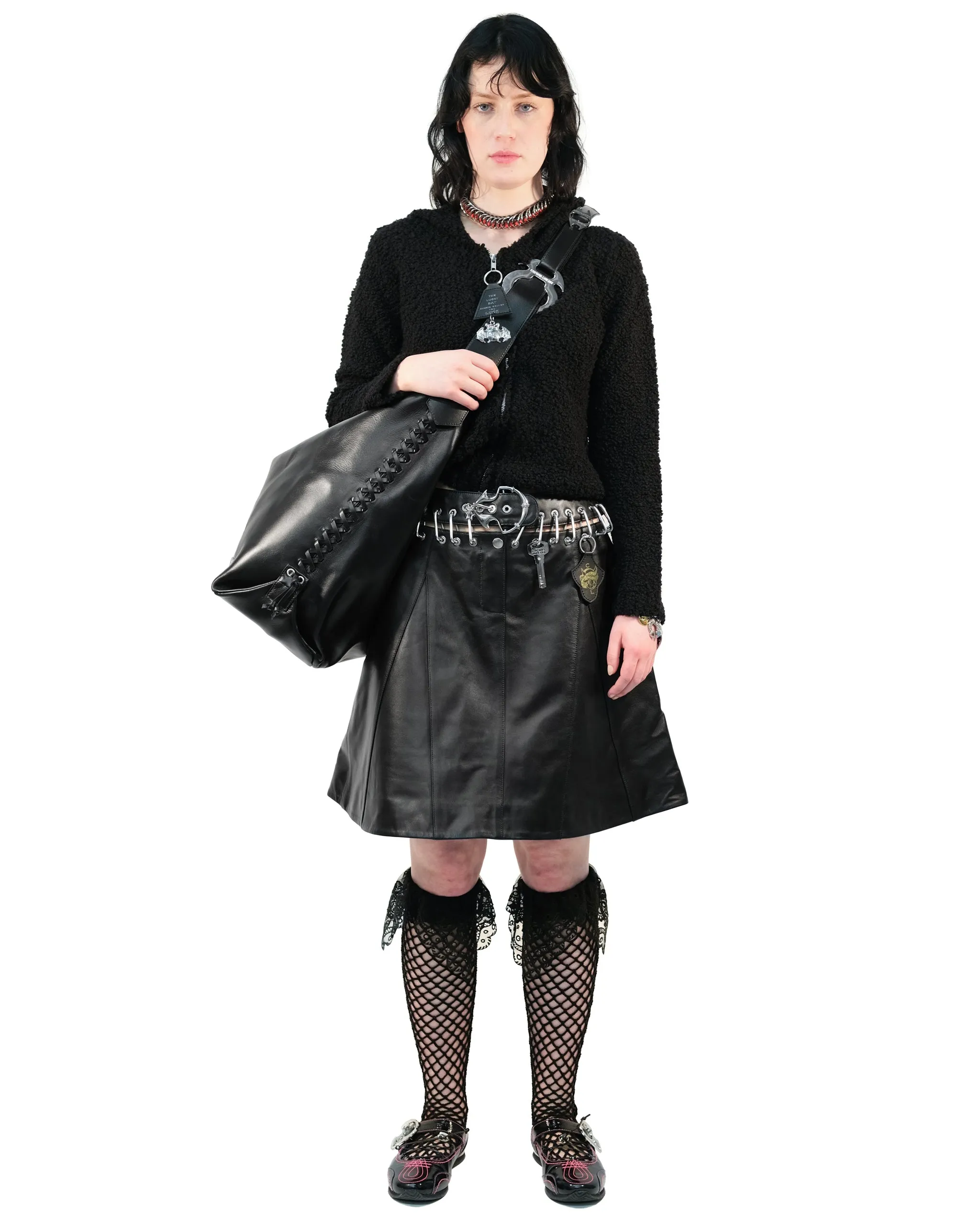 Spingo Leather Skirt sold by Chopova Lowena product image thumbnail 2