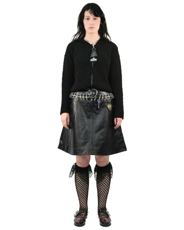 Spingo Leather Skirt sold by Chopova Lowena