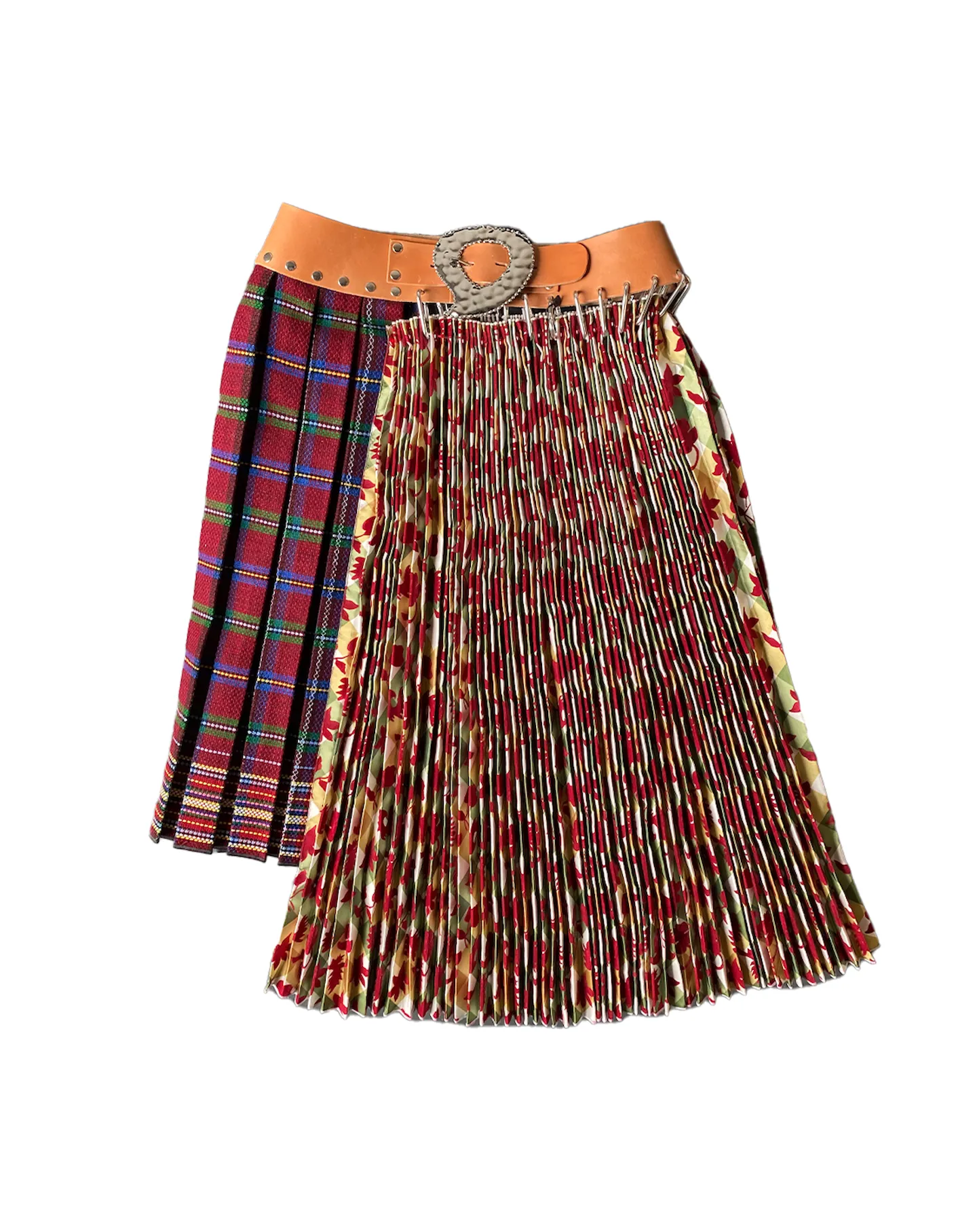 Hammered Heart Half and Half Skirt sold by Chopova Lowena