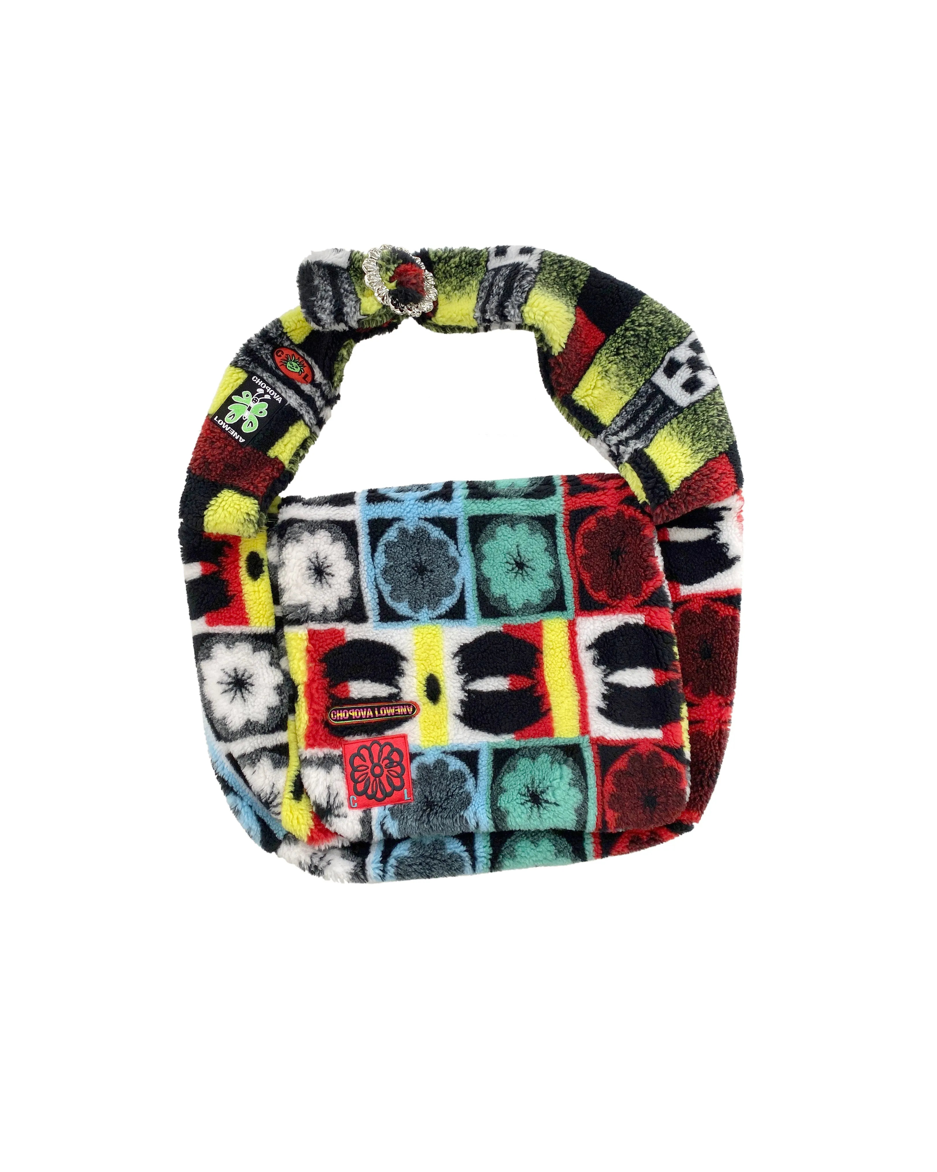 Multi-Coloured Printed Fleece Bag sold by Chopova Lowena product image thumbnail 3