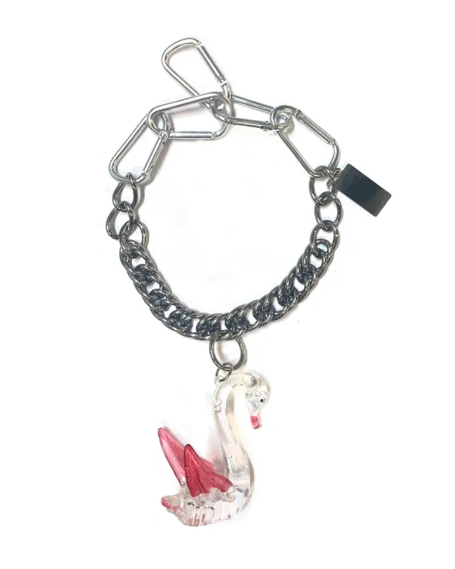 Swan Charm Necklace sold by Chopova Lowena