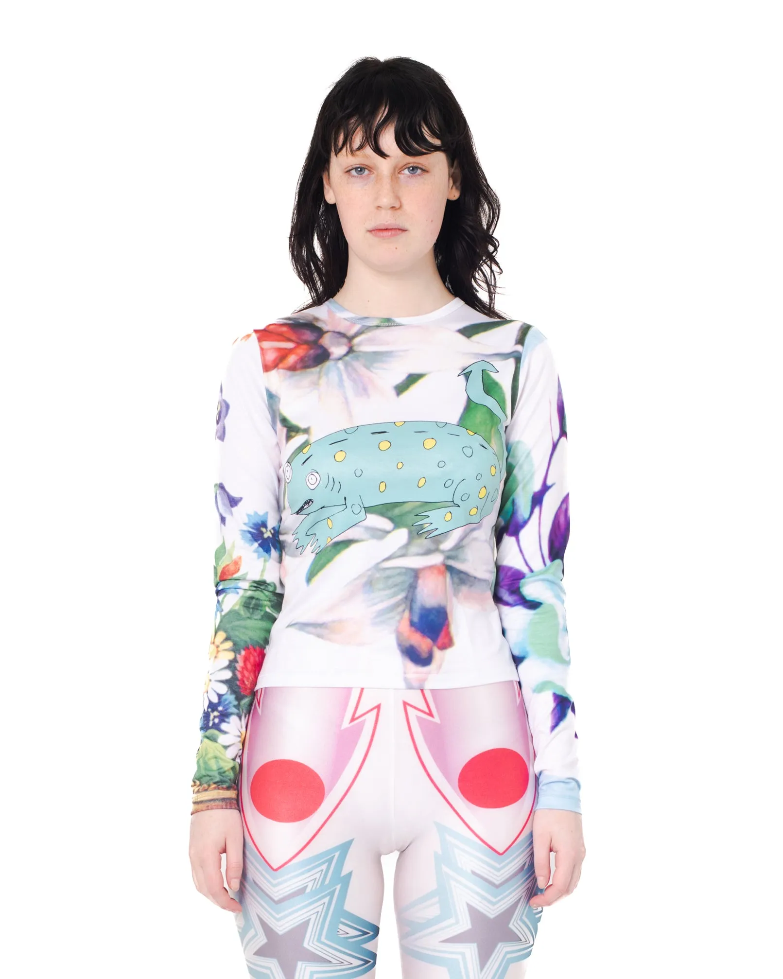 Blue Chameleon Top sold by Chopova Lowena