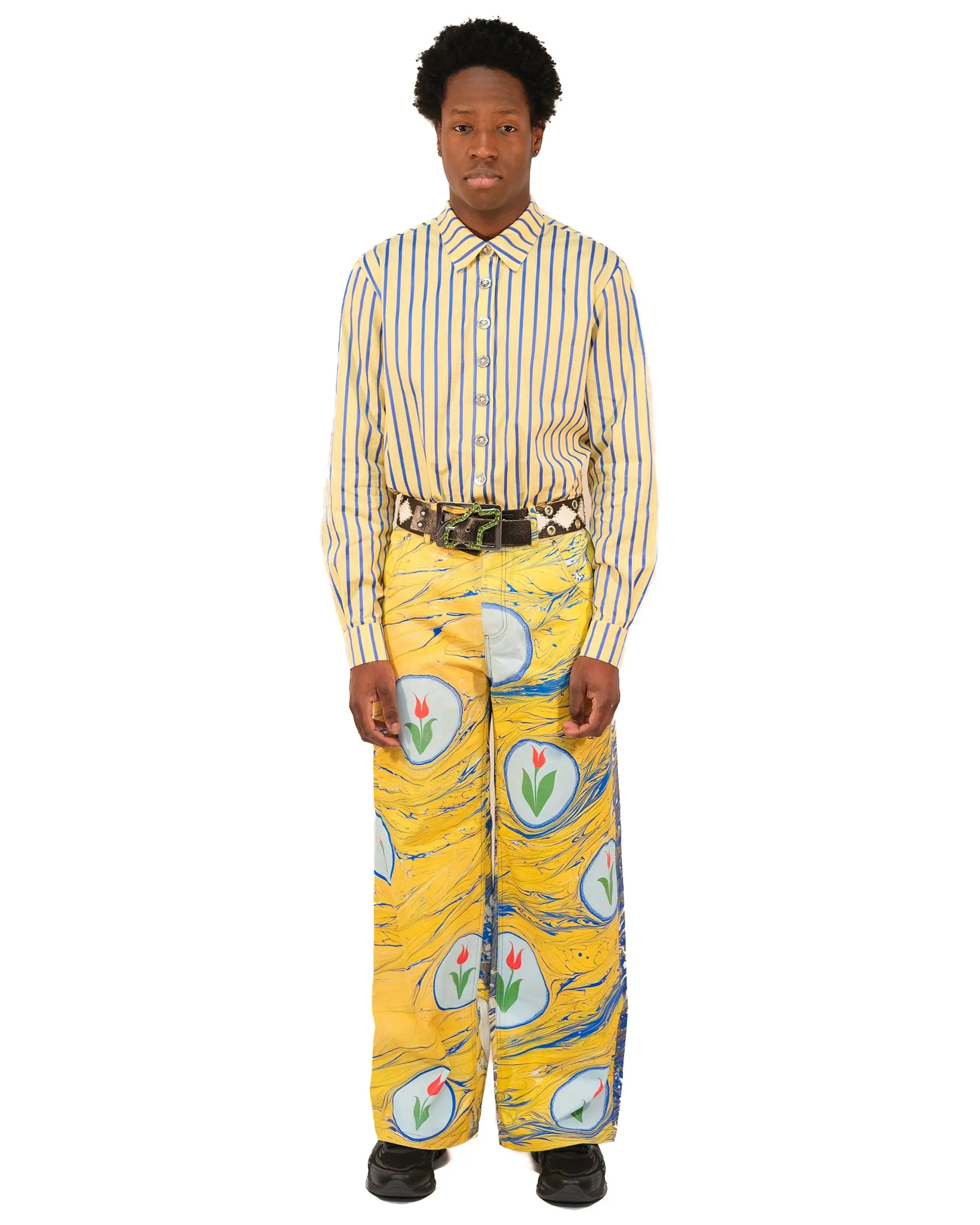 Yellow Guildhall Shirt sold by Chopova Lowena