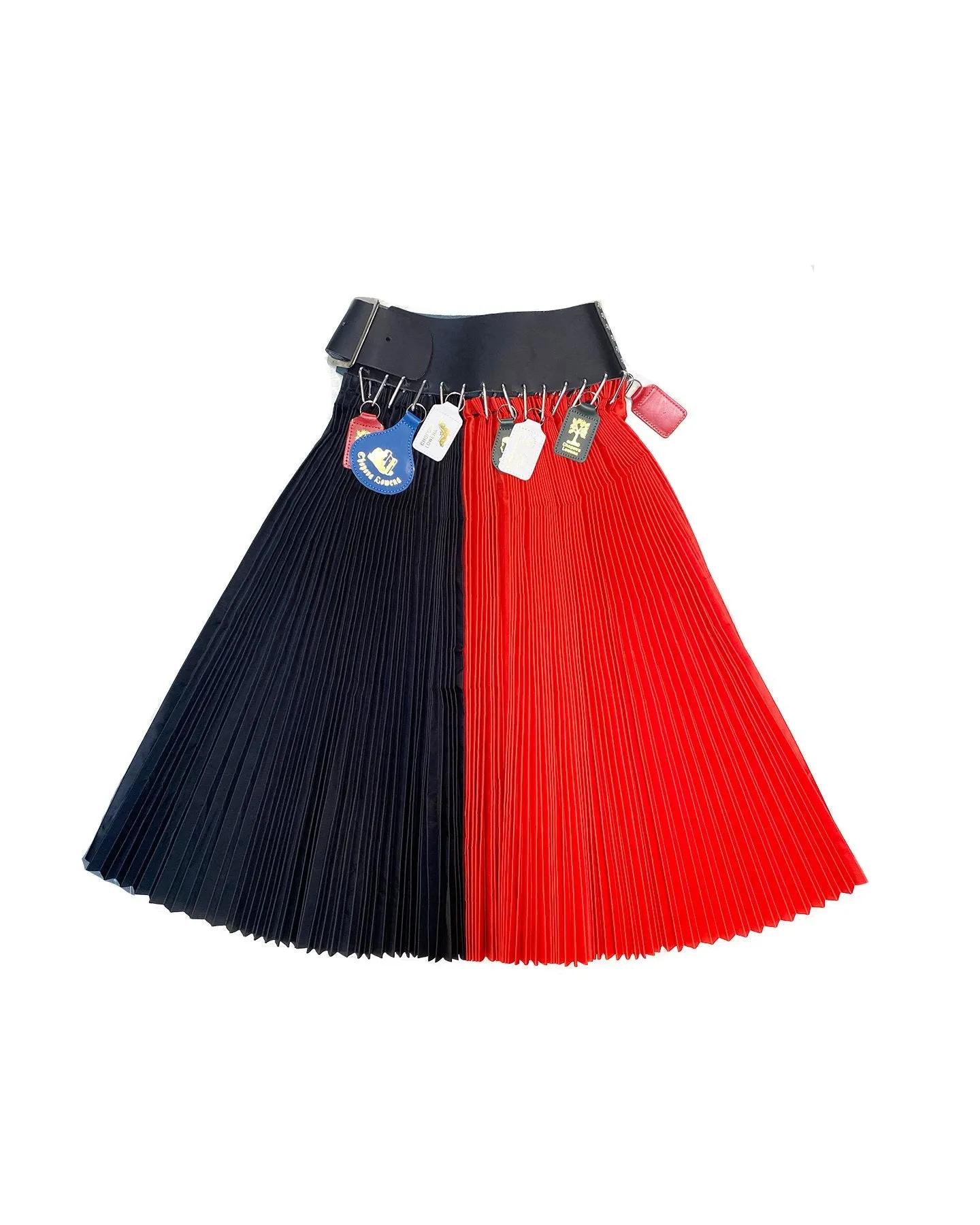 Black and Red Keyring Midi Skirt sold by Chopova Lowena product image thumbnail 2