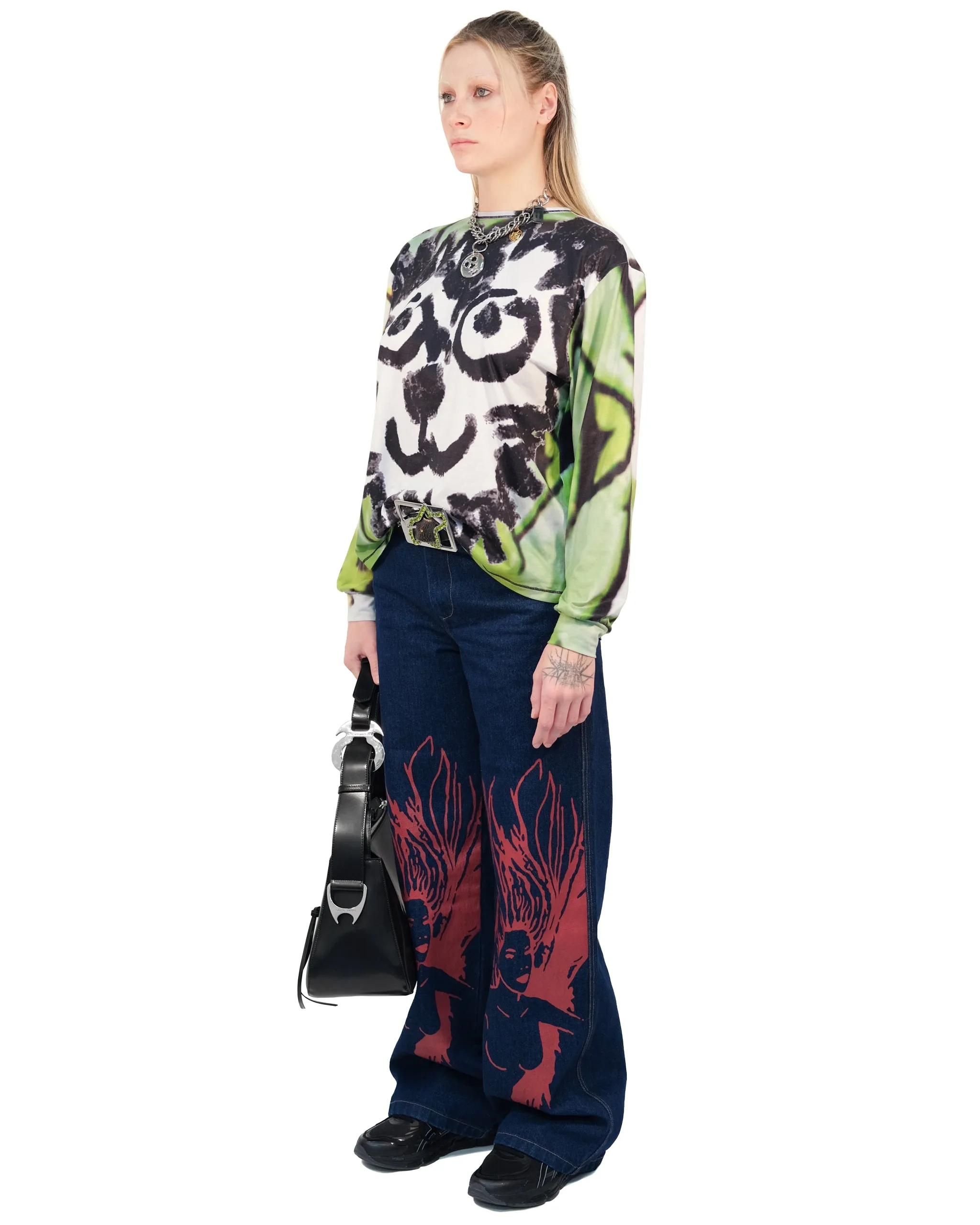 Big Green Bunny Oversized Jersey Top sold by Chopova Lowena product image thumbnail 2