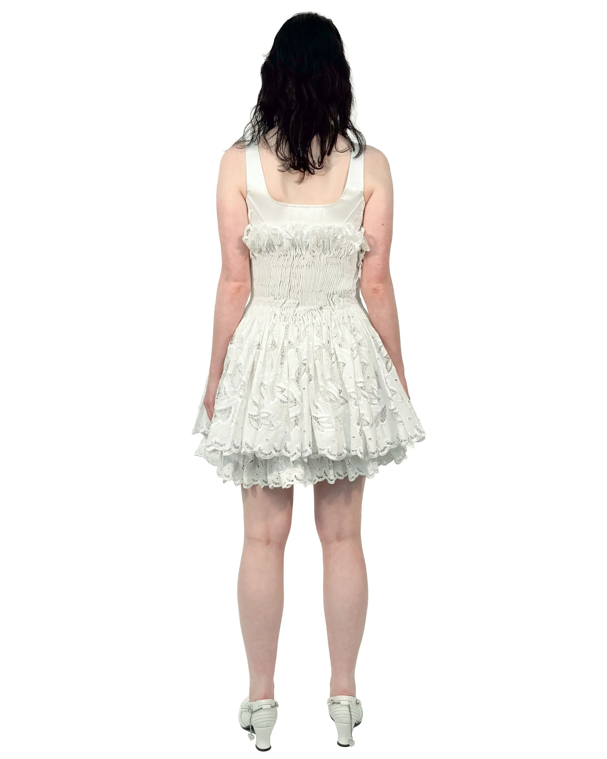 Faddy Bustier Smocked Dress sold by Chopova Lowena product image thumbnail 3