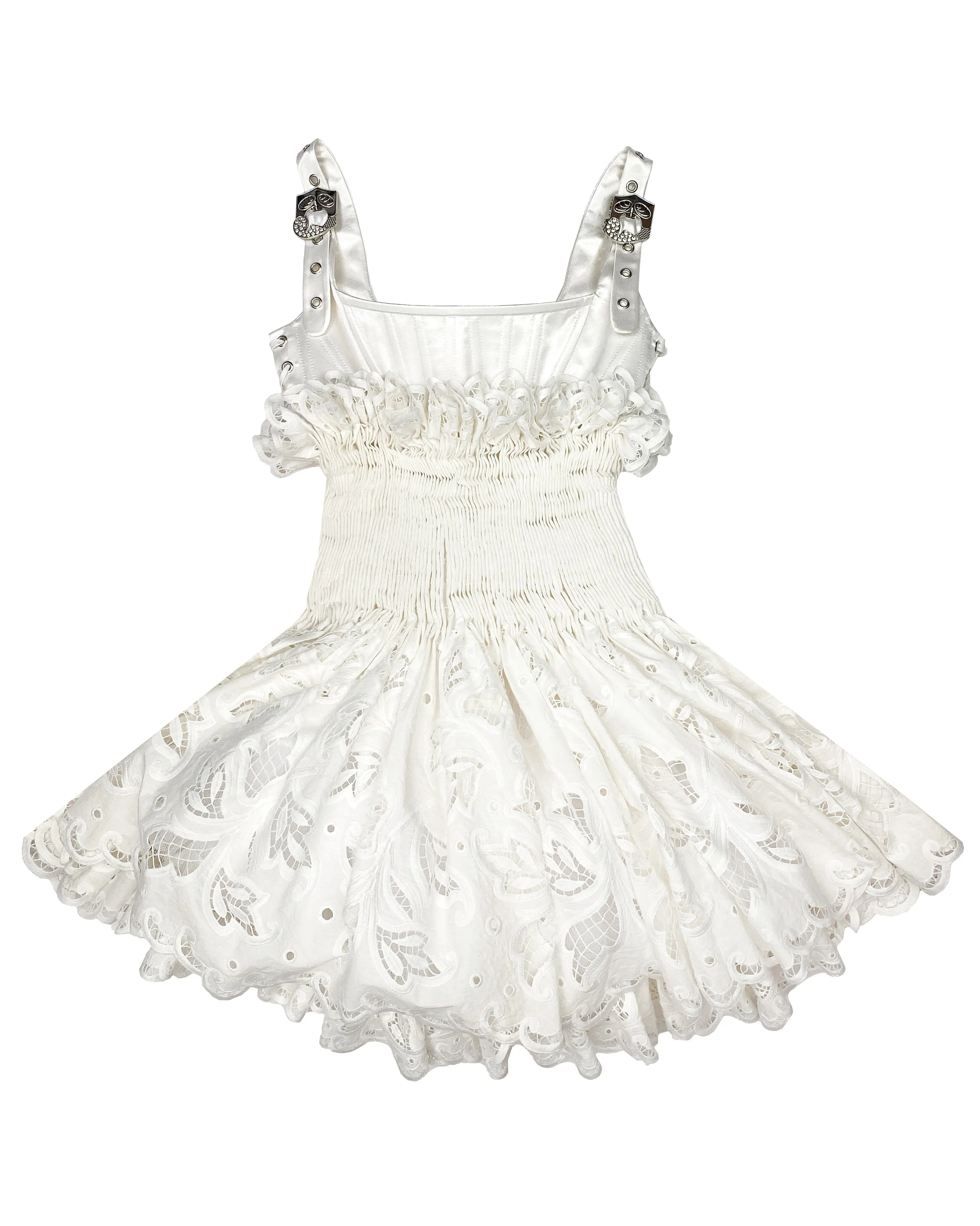 Faddy Bustier Smocked Dress sold by Chopova Lowena product image thumbnail 4