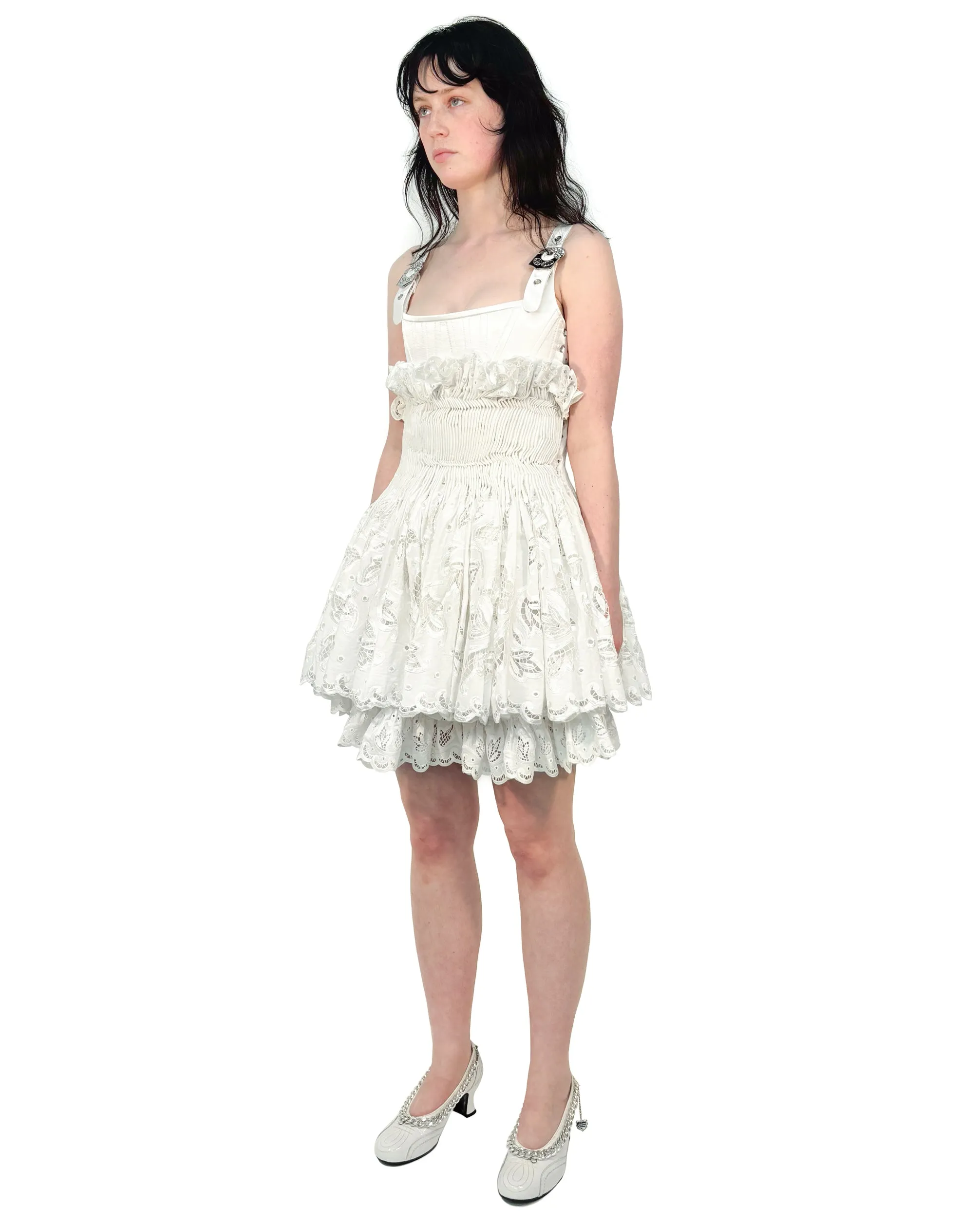 Faddy Bustier Smocked Dress sold by Chopova Lowena product image thumbnail 2