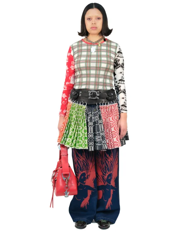 Lake Louise Folkloric Mini Carabiner Skirt sold by Chopova Lowena