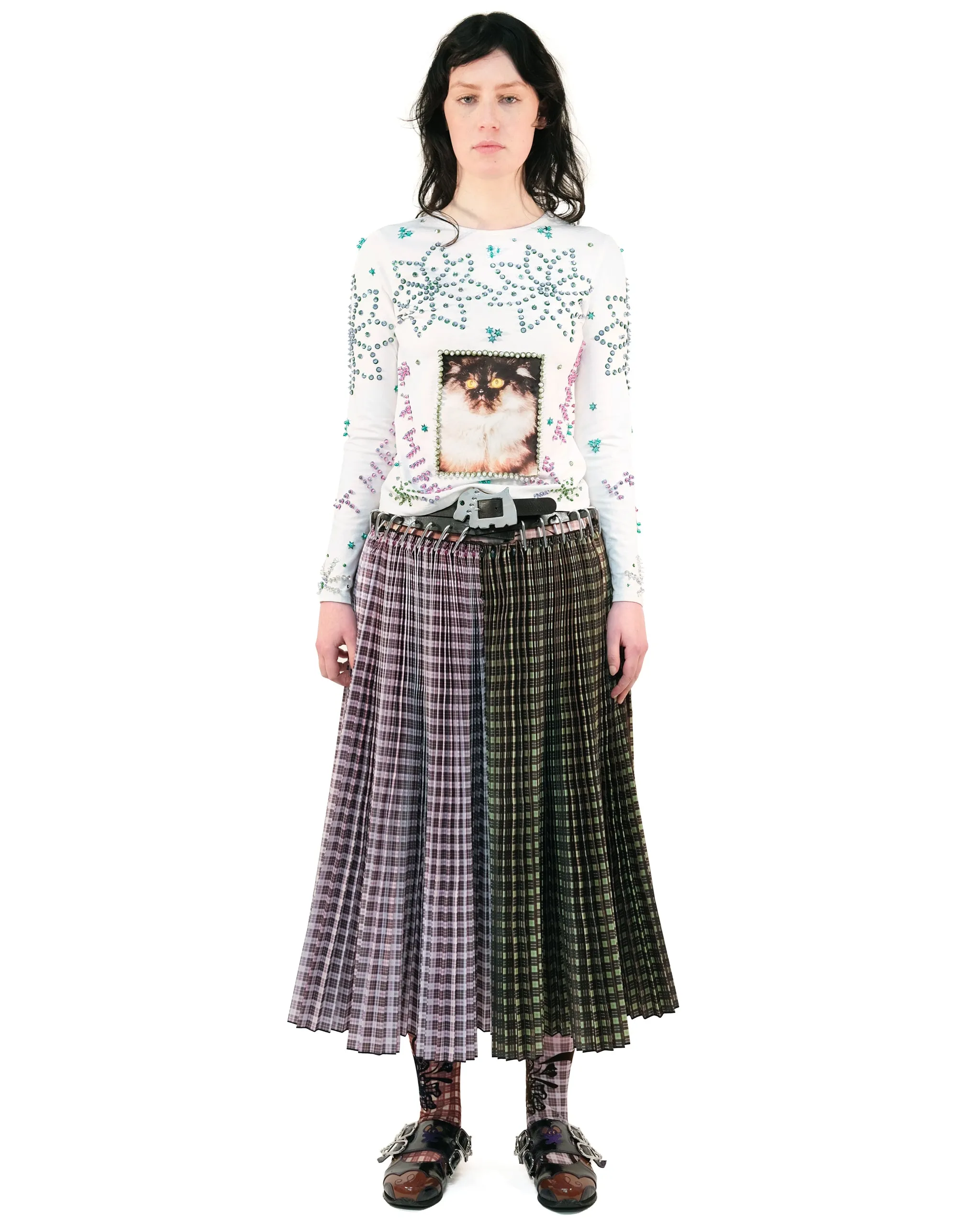 Catherine Midi Carabiner Skirt sold by Chopova Lowena