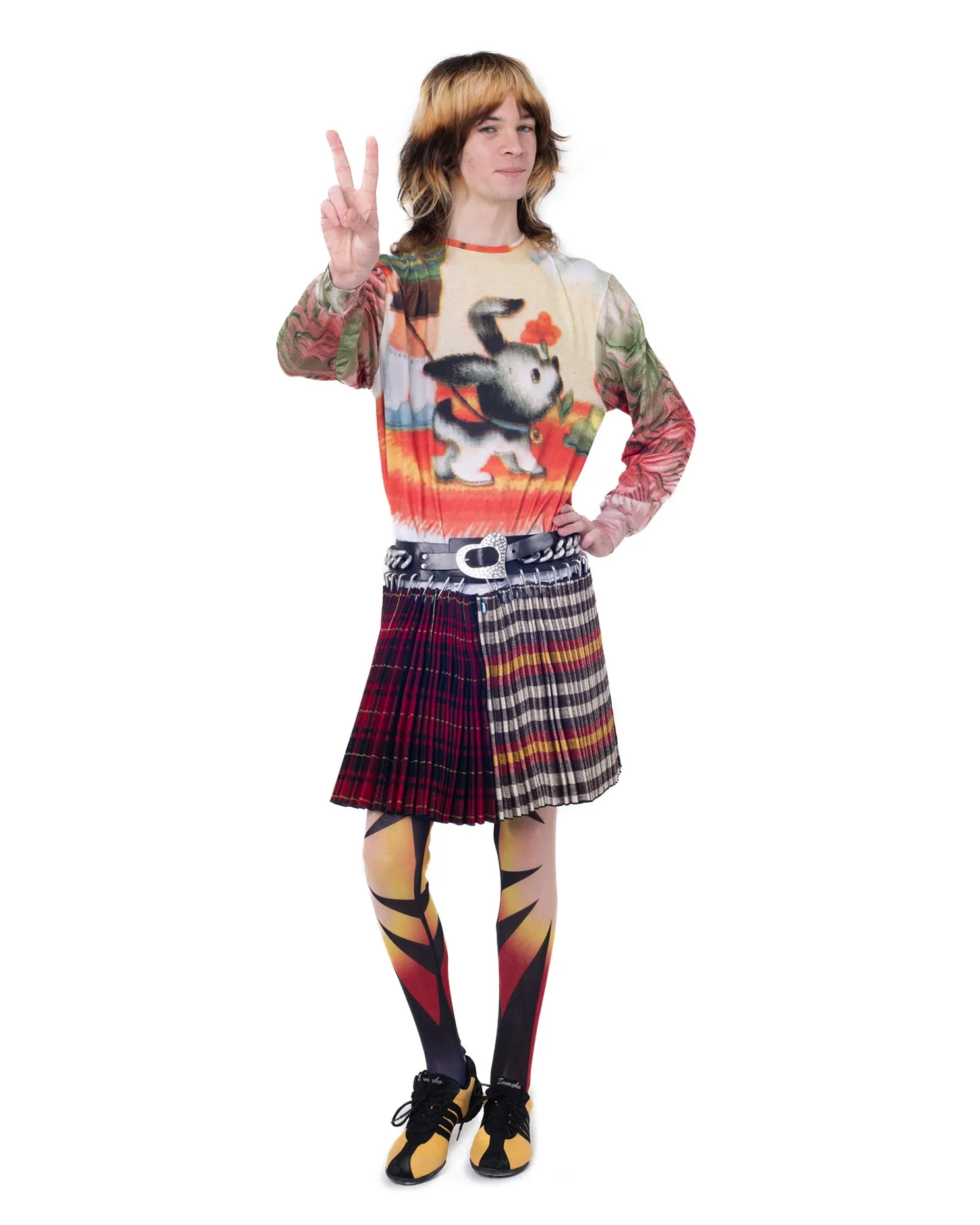 Flower Pup Oversized Jersey Top sold by Chopova Lowena product image thumbnail 2