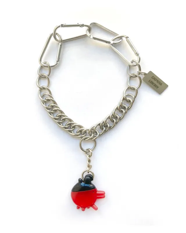 Pig Charm Necklace sold by Chopova Lowena