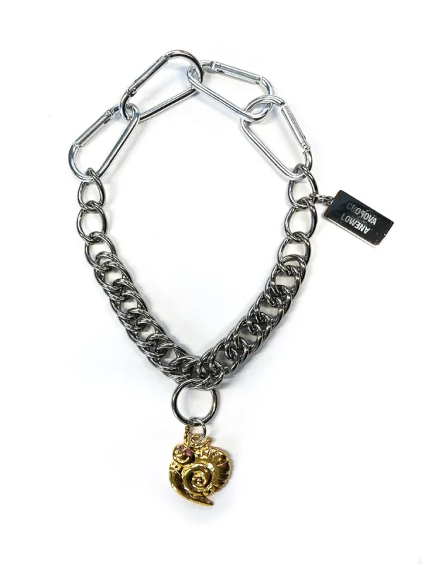 Snail Charm Necklace made by Chopova Lowena