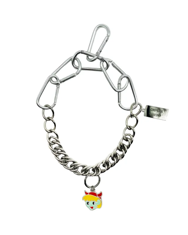 Neon Girl Charm Necklace sold by Chopova Lowena