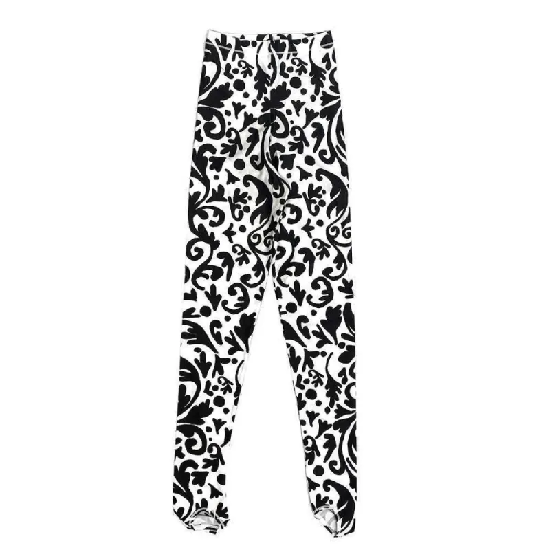 Fancy Floral Lycra Leggings sold by Chopova Lowena