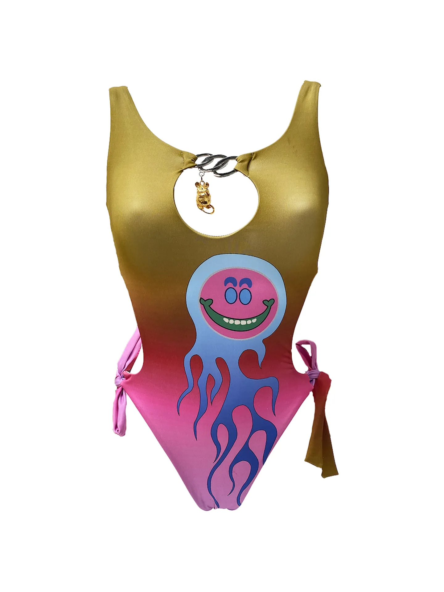 Flame Smiley Swimsuit sold by Chopova Lowena