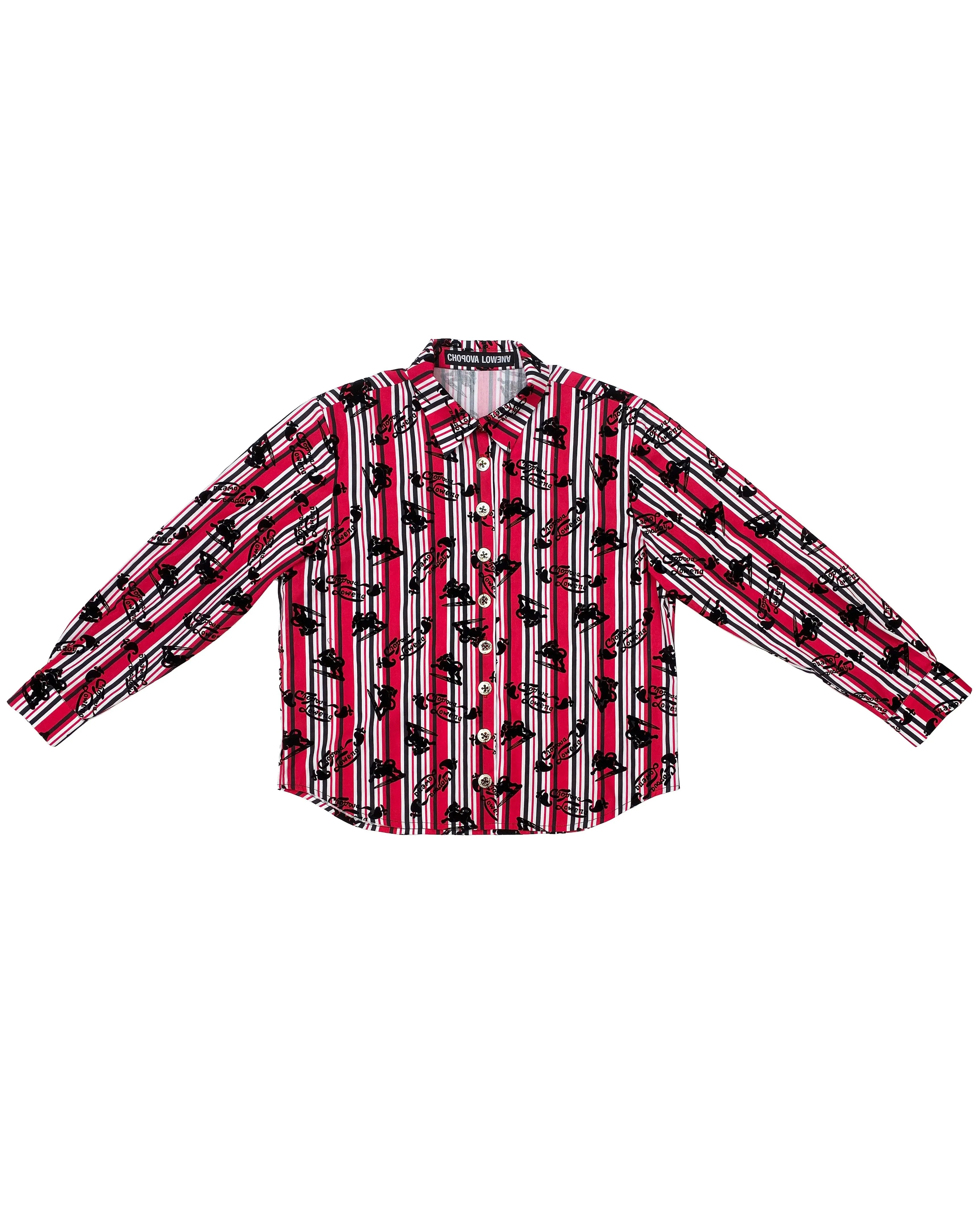 Flocked Guildhall Shirt sold by Chopova Lowena product image thumbnail 4