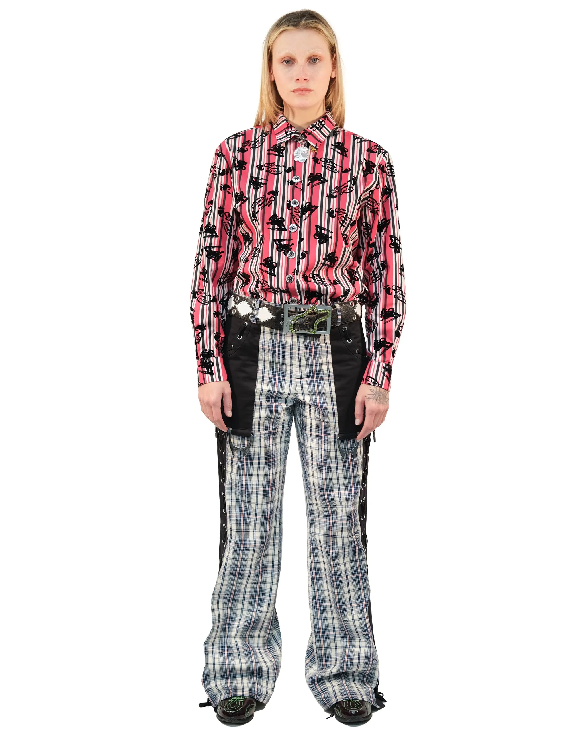 Flocked Guildhall Shirt sold by Chopova Lowena