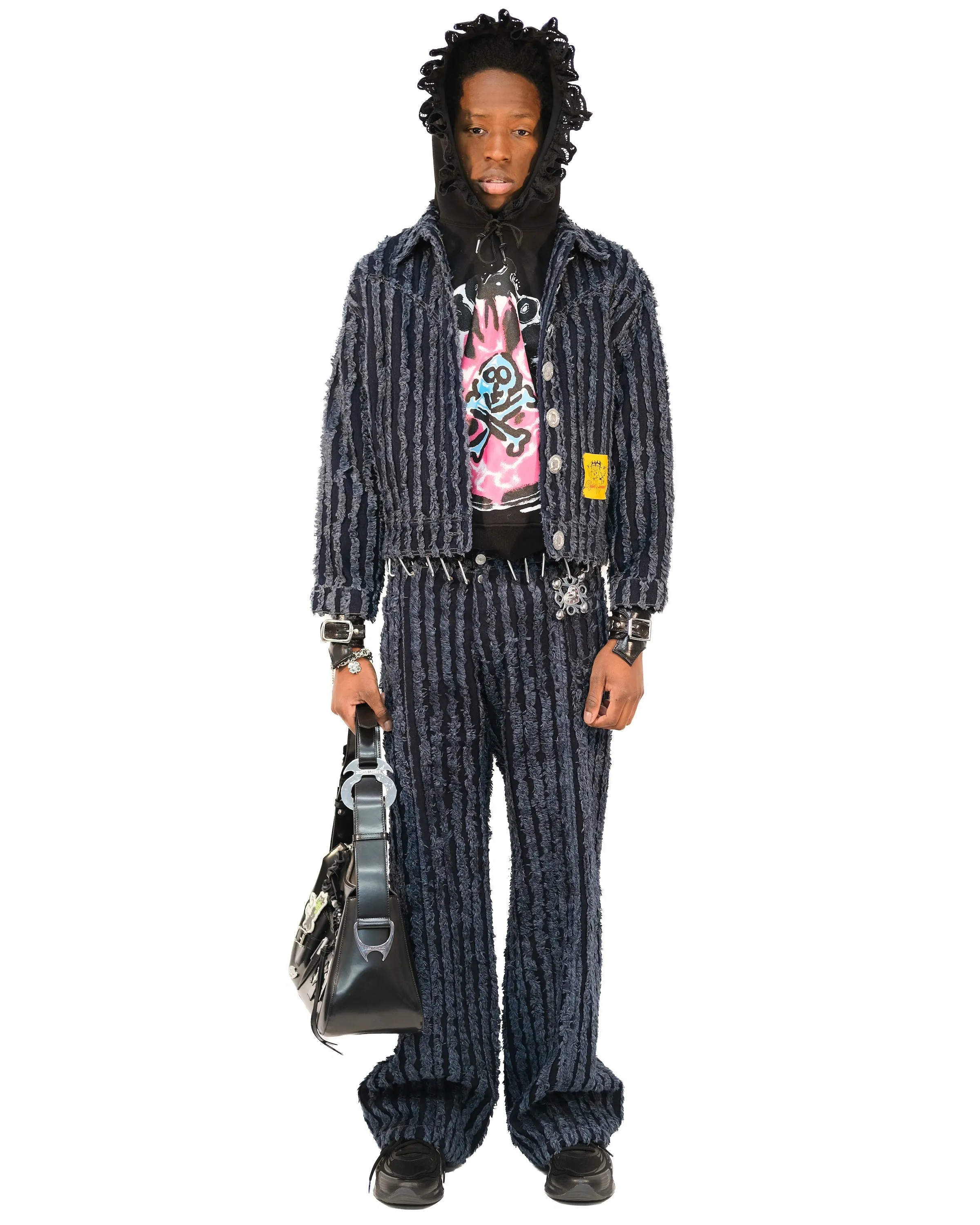 Cross Bones Frill Hoodie sold by Chopova Lowena product image thumbnail 3