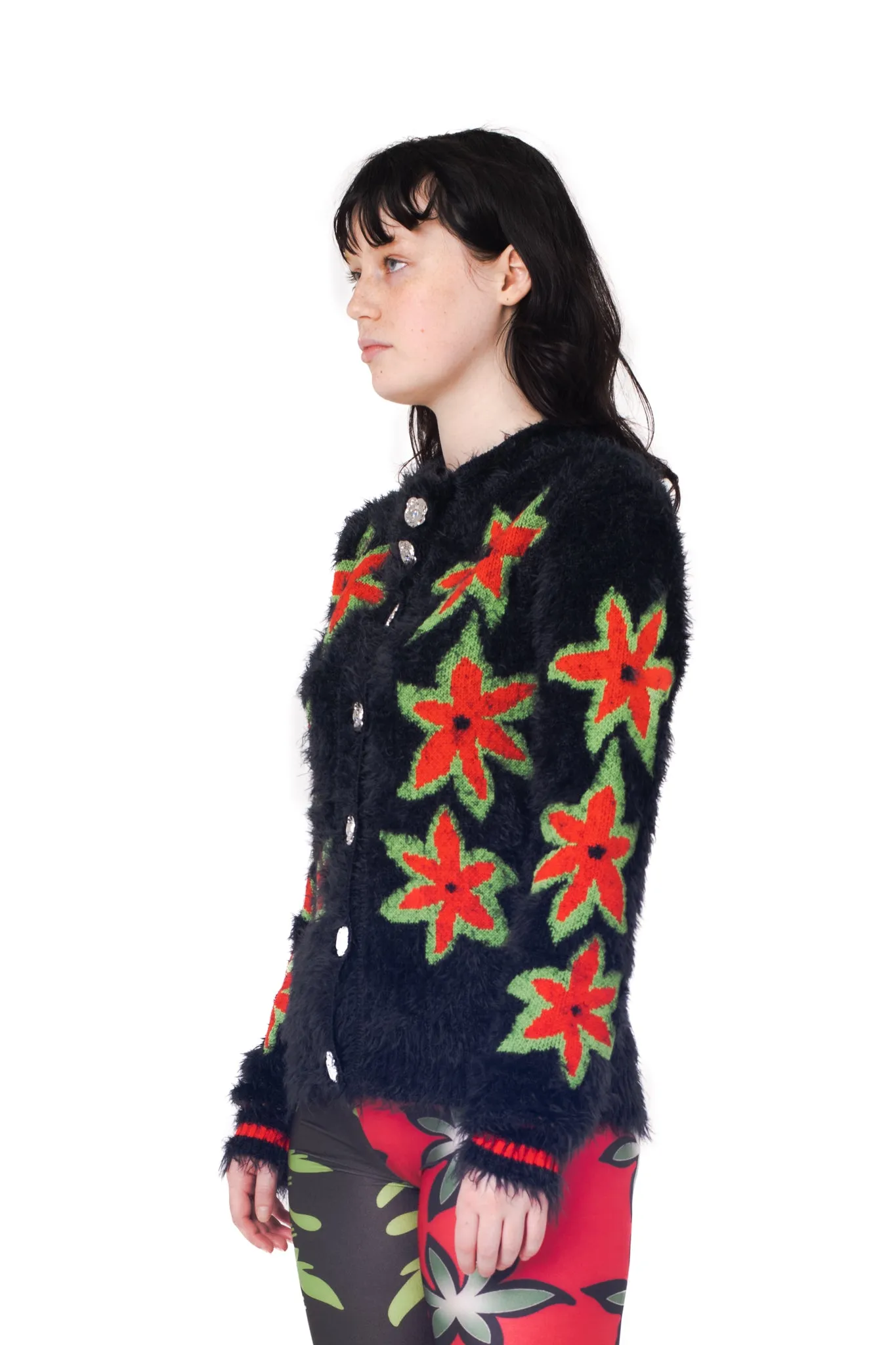 Flore Black Cardigan sold by Chopova Lowena product image thumbnail 4