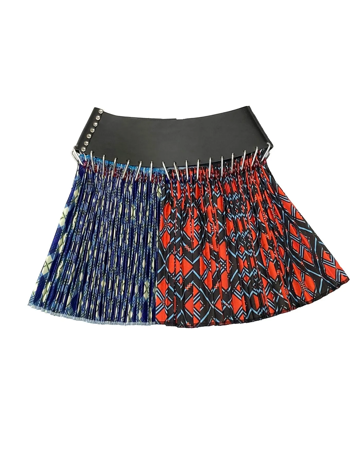 Mini Split Argyle Skirt Black Belt sold by Chopova Lowena product image thumbnail 2