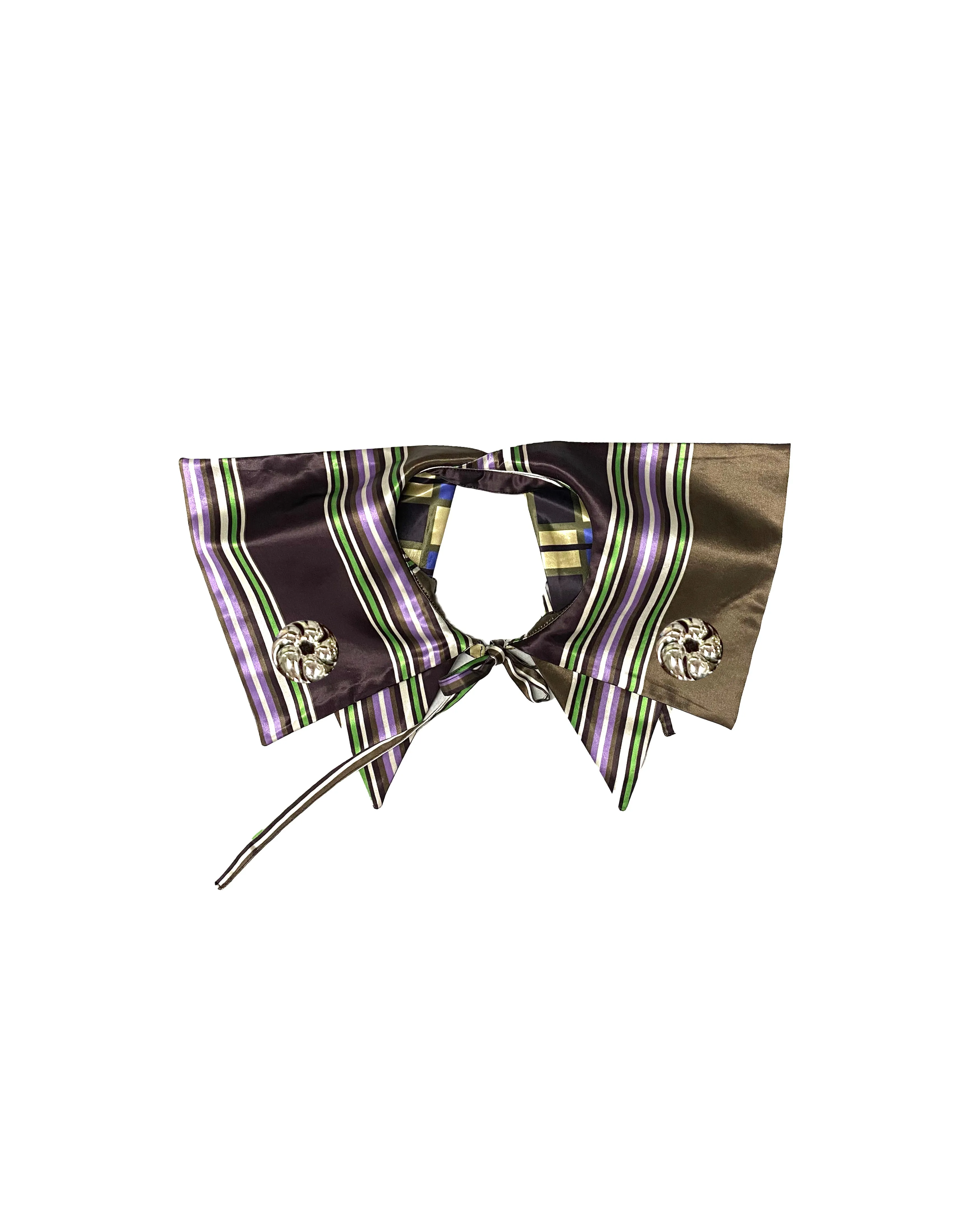 Striped Double Layer Collar sold by Chopova Lowena product image thumbnail 4