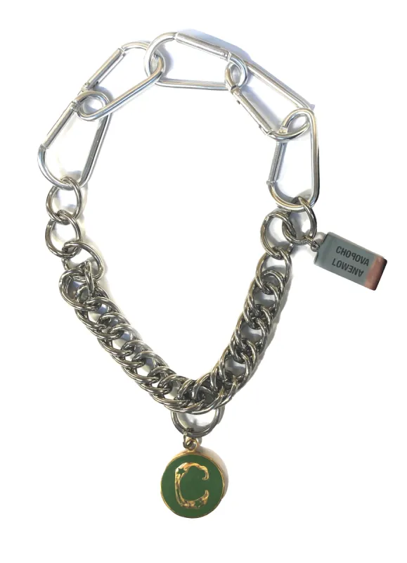 C Charm Necklace sold by Chopova Lowena