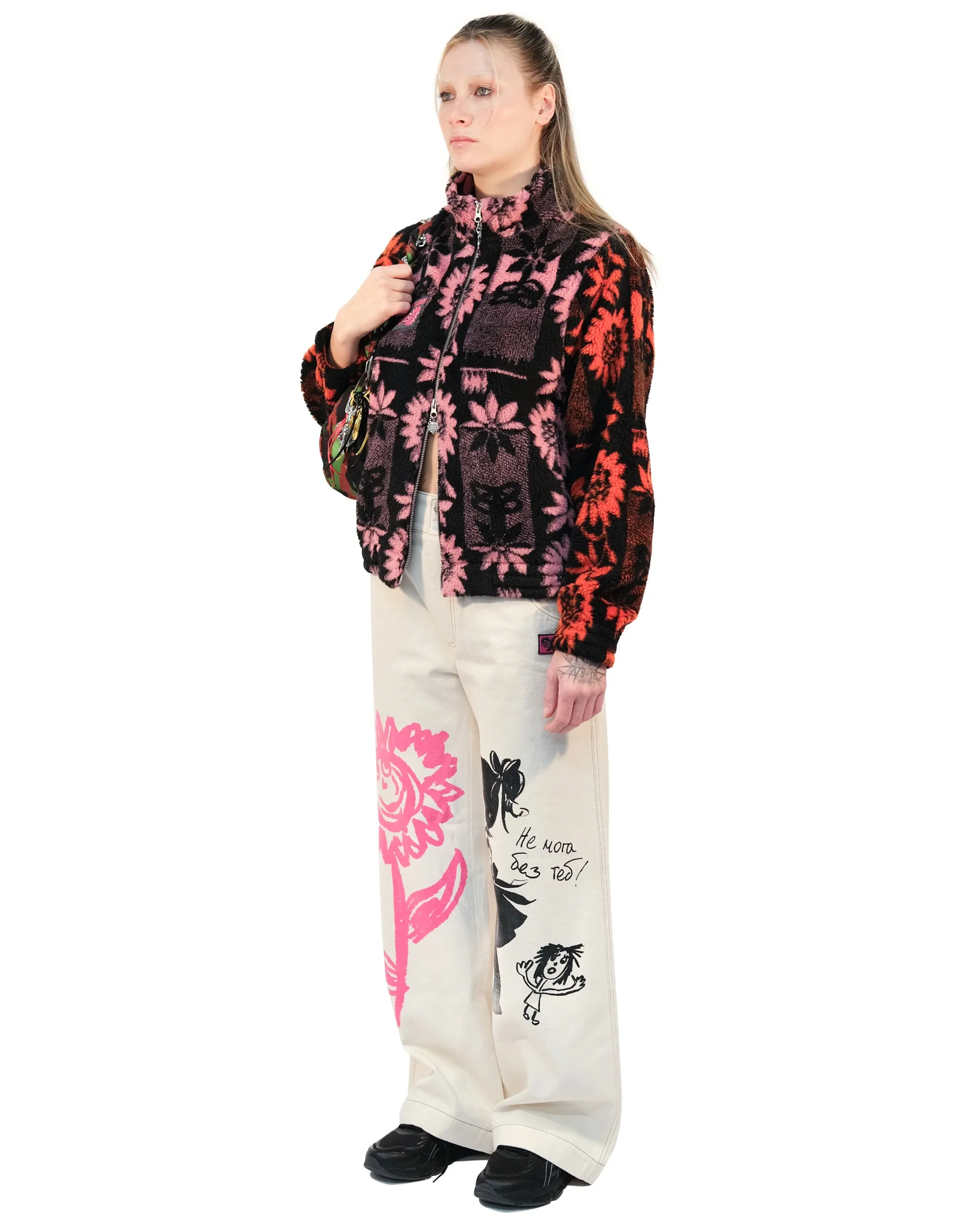 Sunflower Fitted Fleece sold by Chopova Lowena product image thumbnail 2