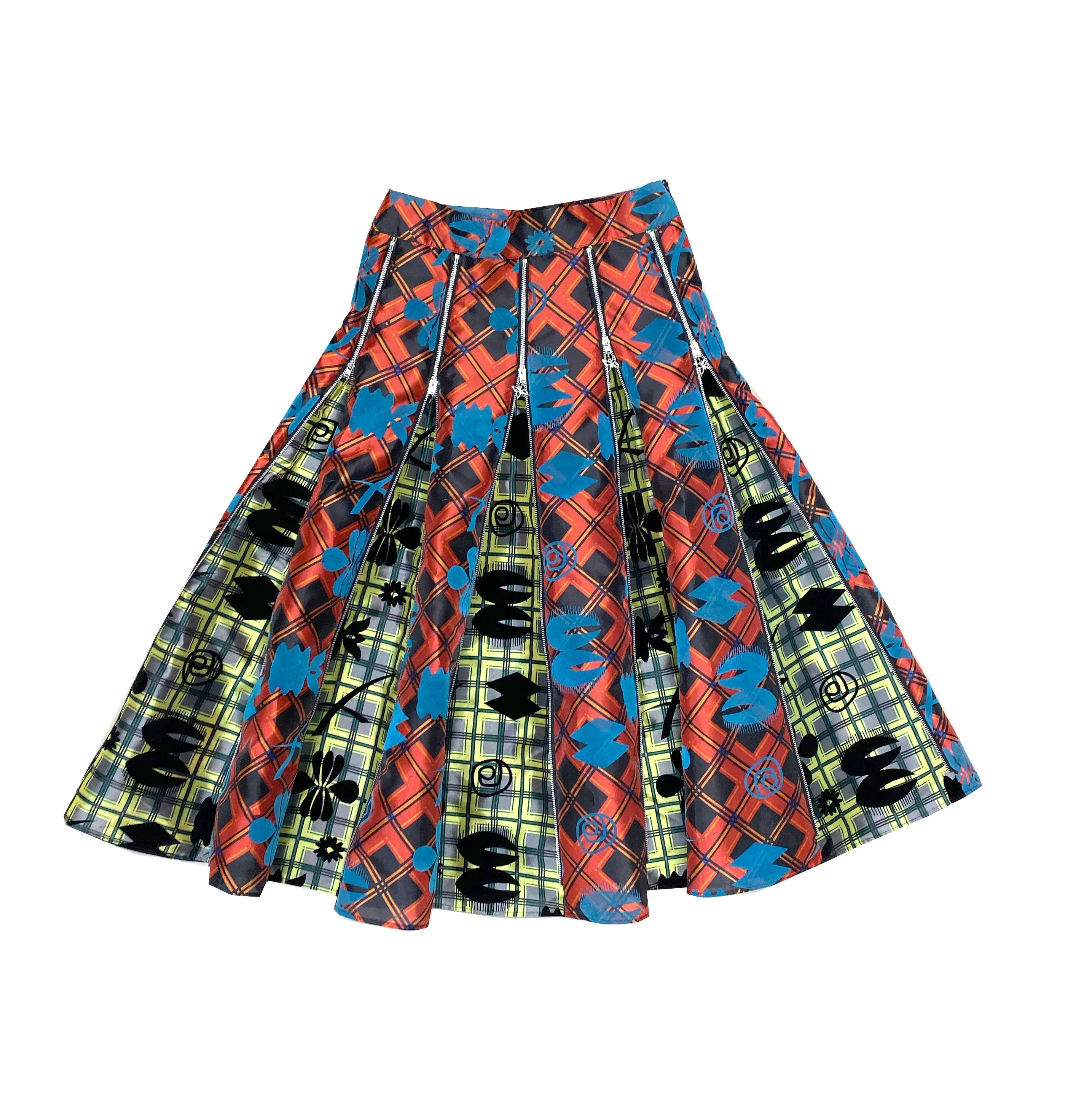 Daze Zip Skirt Midi sold by Chopova Lowena