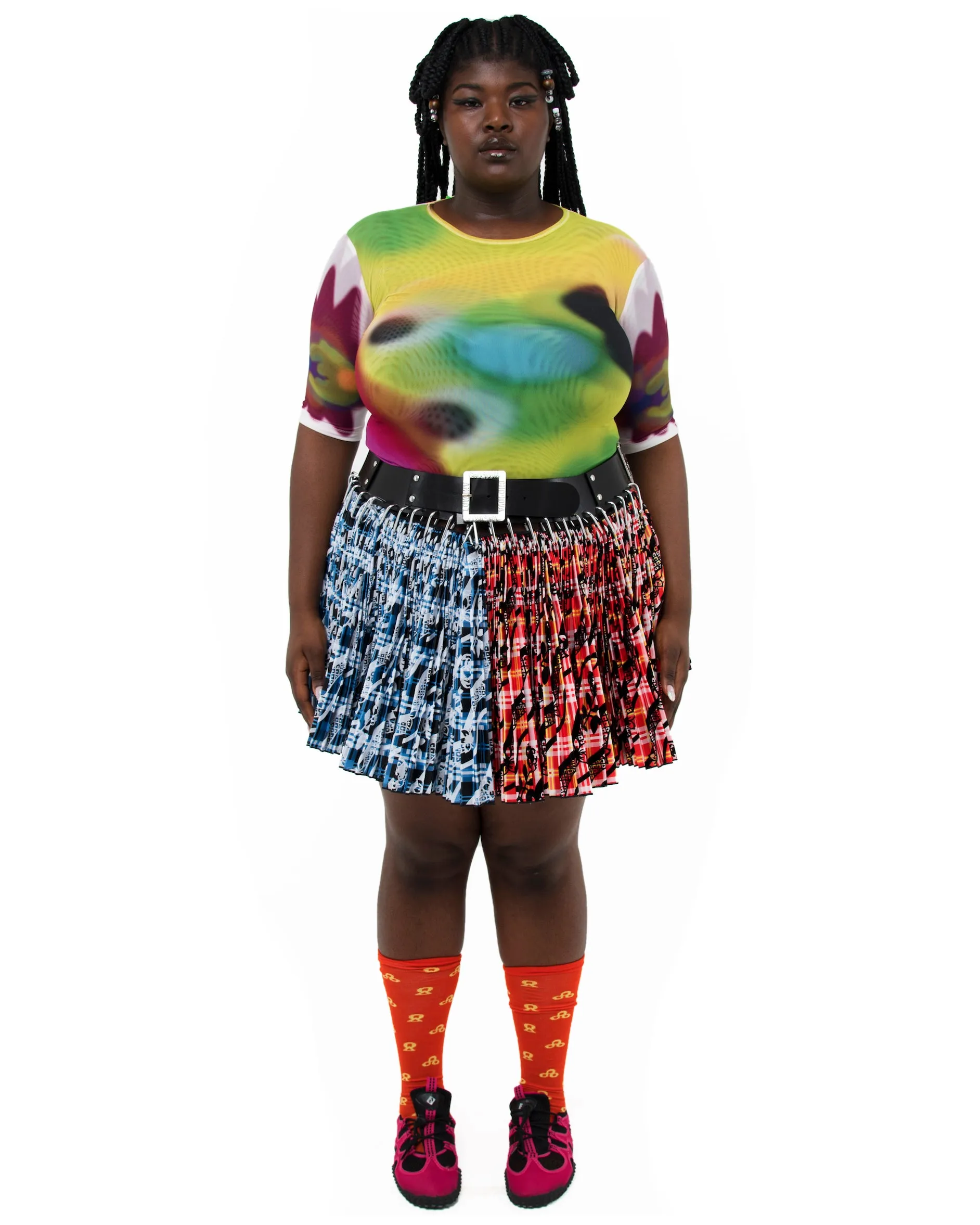 Adjustable Carabiner Mini Skirt sold by Chopova Lowena