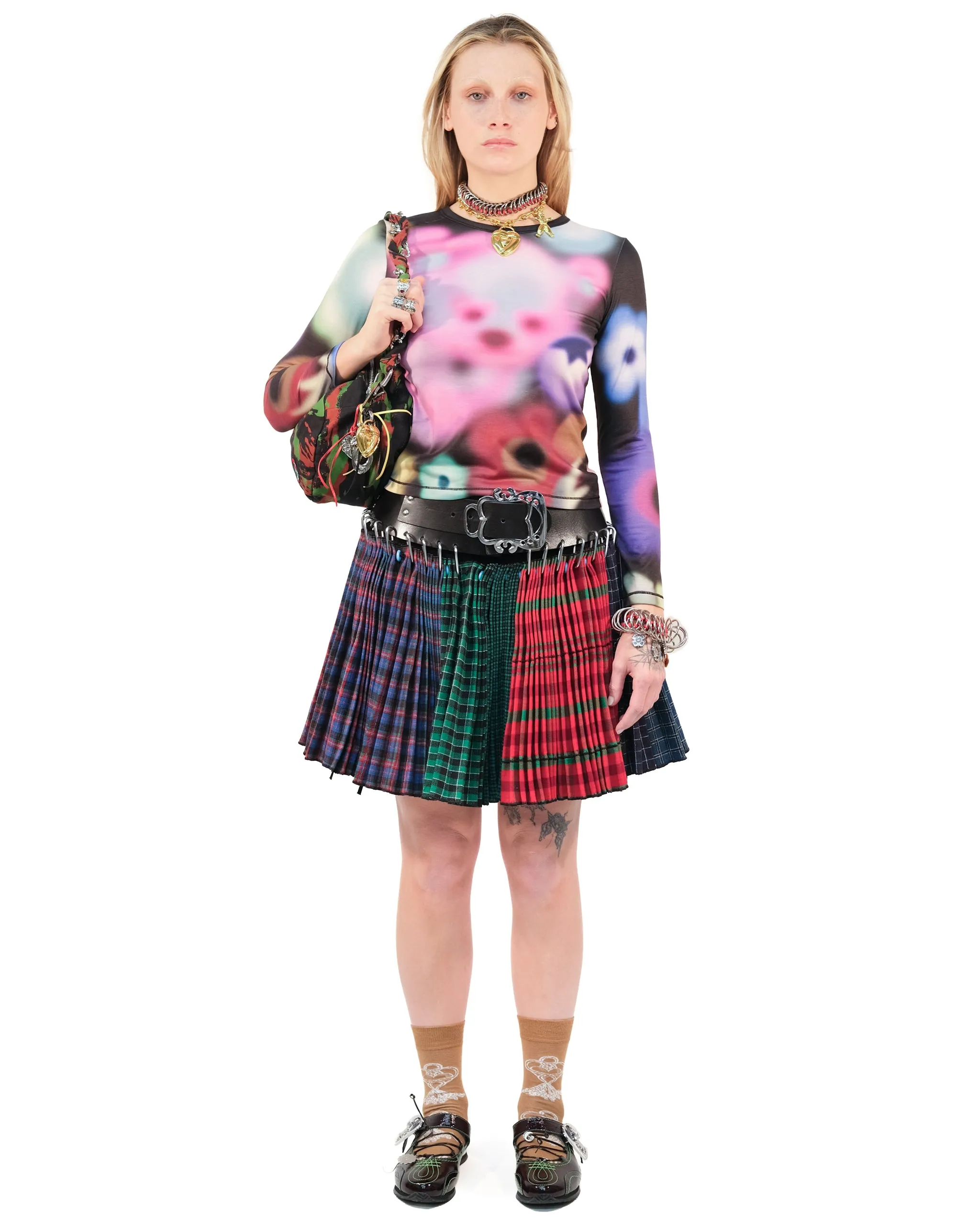 Airbrush Bear Fitted Jersey Top sold by Chopova Lowena product image thumbnail 3