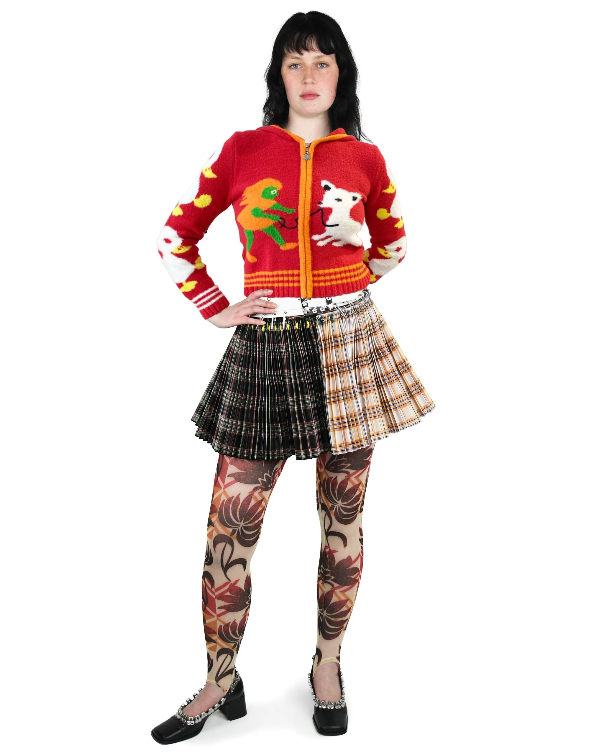 Walking the Dog Zip Cardigan sold by Chopova Lowena product image thumbnail 2