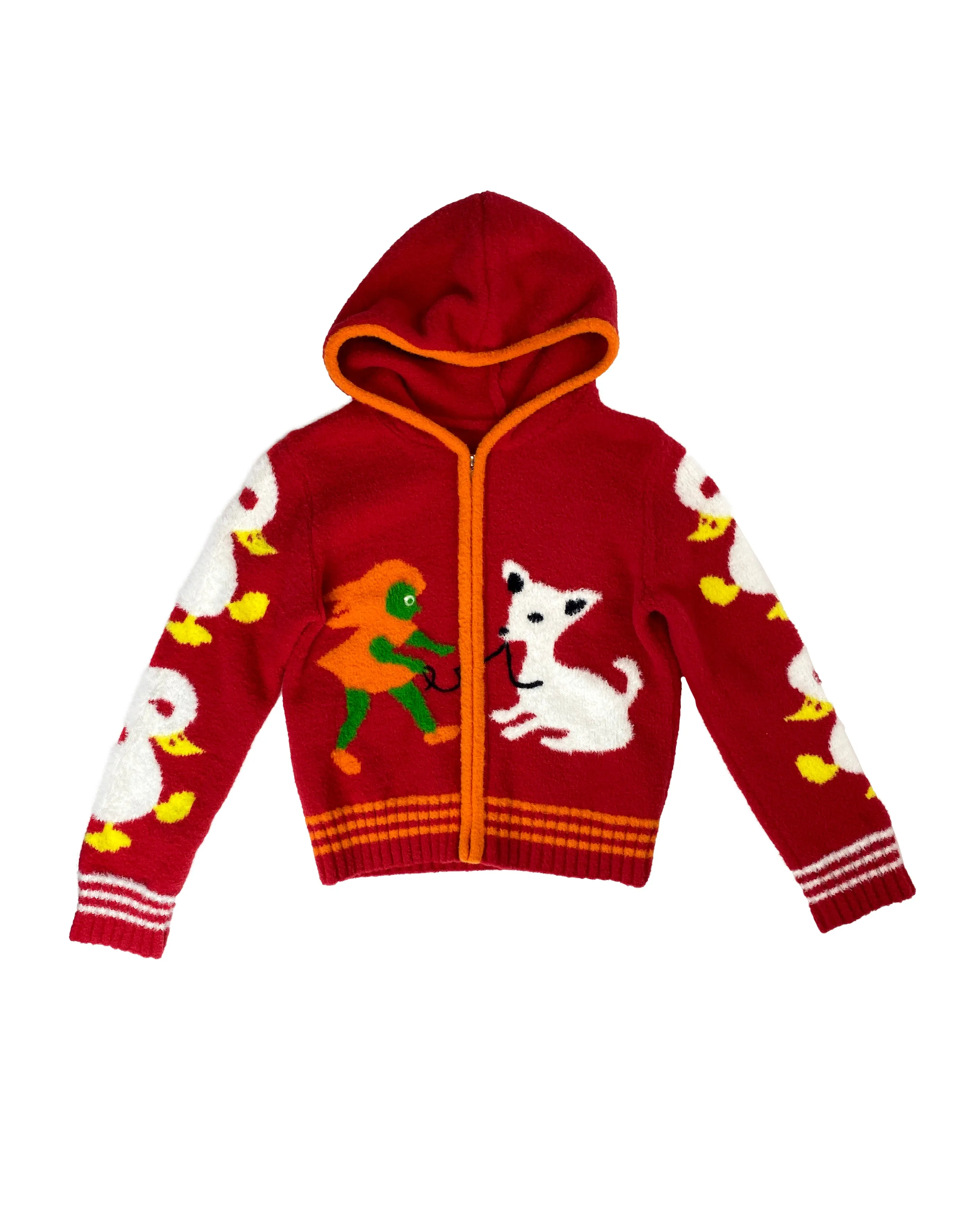 Walking the Dog Zip Cardigan sold by Chopova Lowena product image thumbnail 3