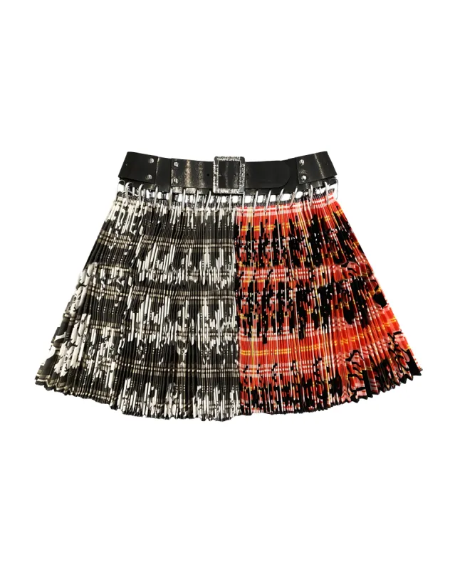 Adjustable Carabiner Knee Length Skirt sold by Chopova Lowena