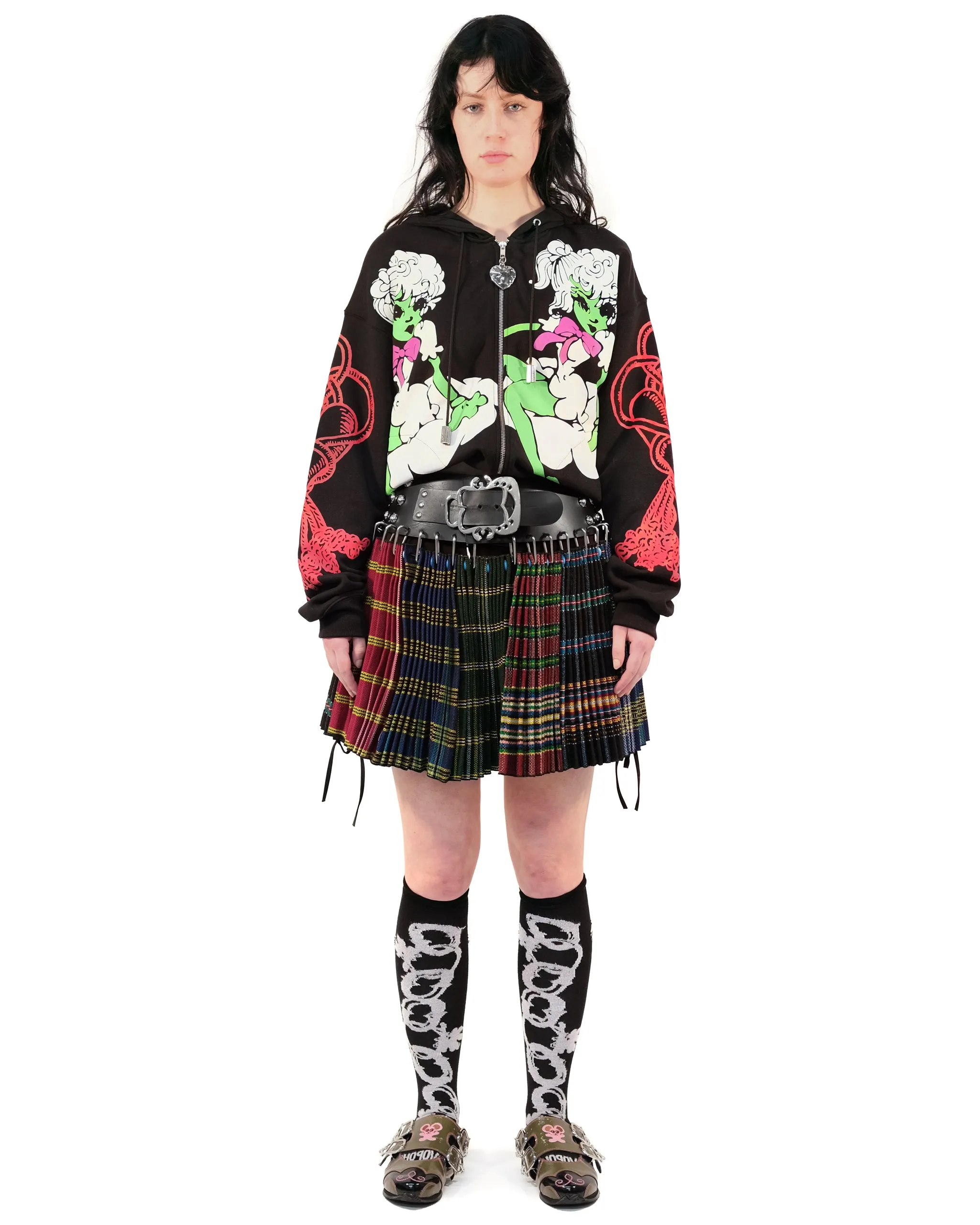 Zena Folkloric Mini Carabiner Skirt sold by Chopova Lowena