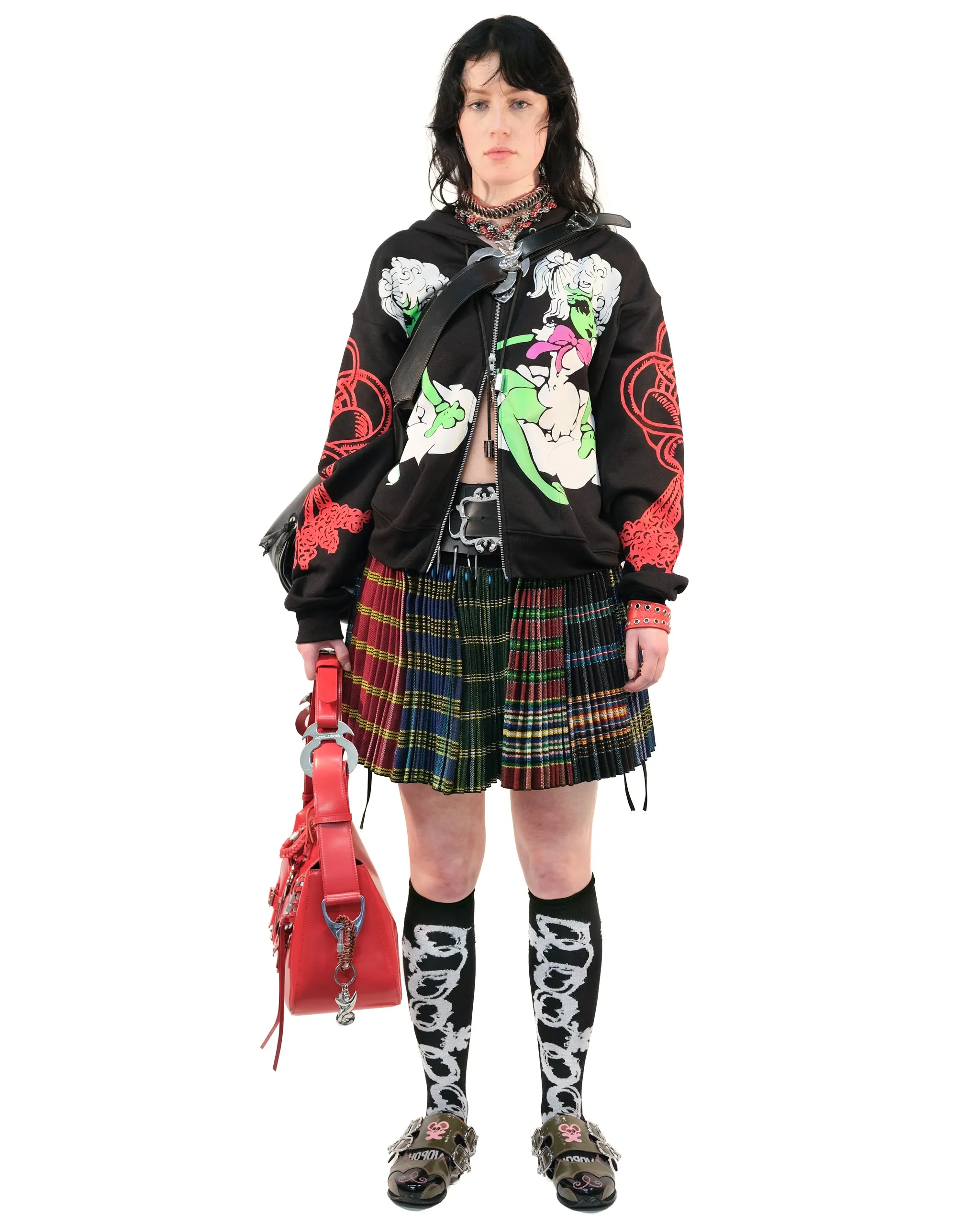 Zena Folkloric Mini Carabiner Skirt sold by Chopova Lowena product image thumbnail 3