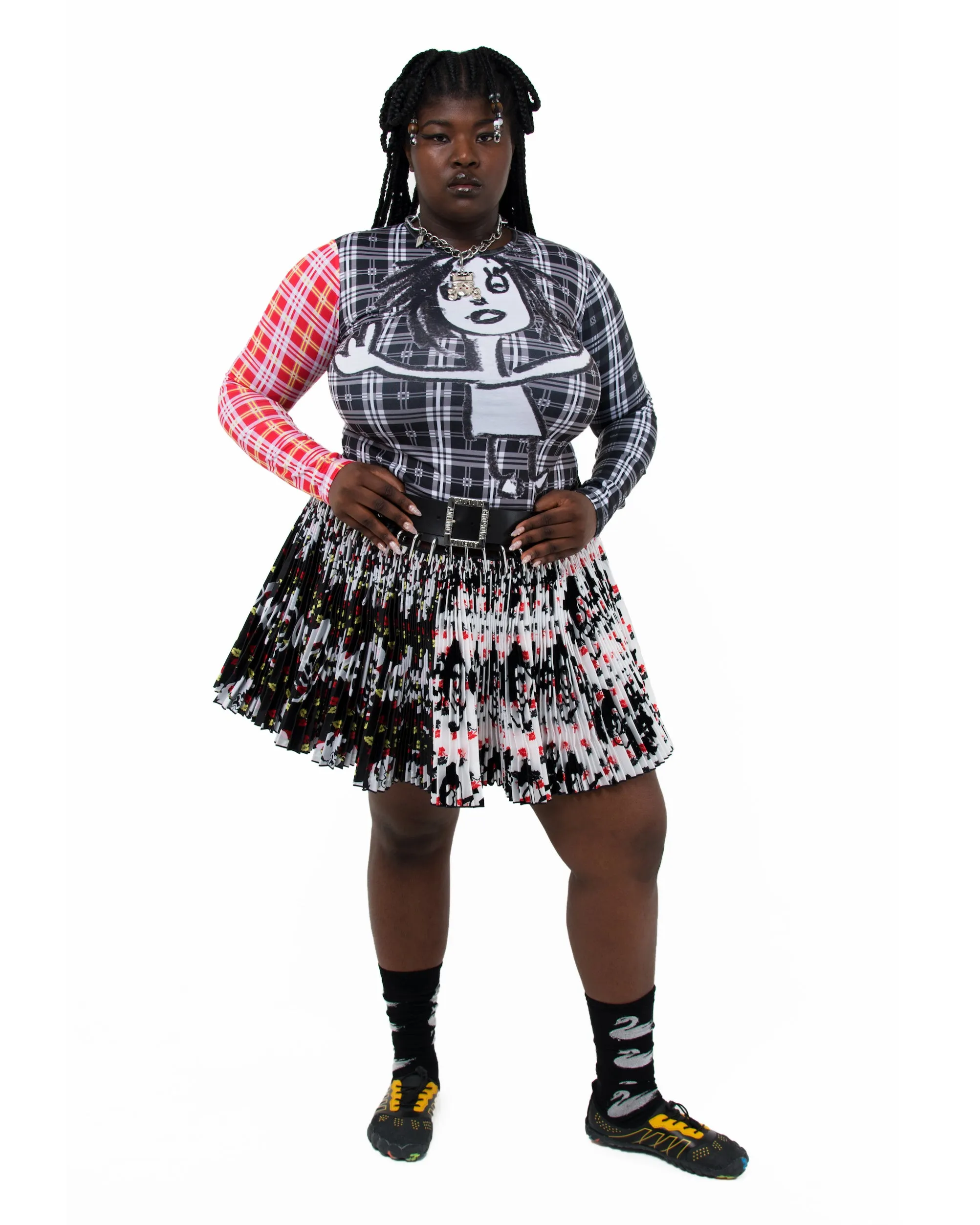 Adjustable Carabiner Mini Skirt sold by Chopova Lowena product image thumbnail 2