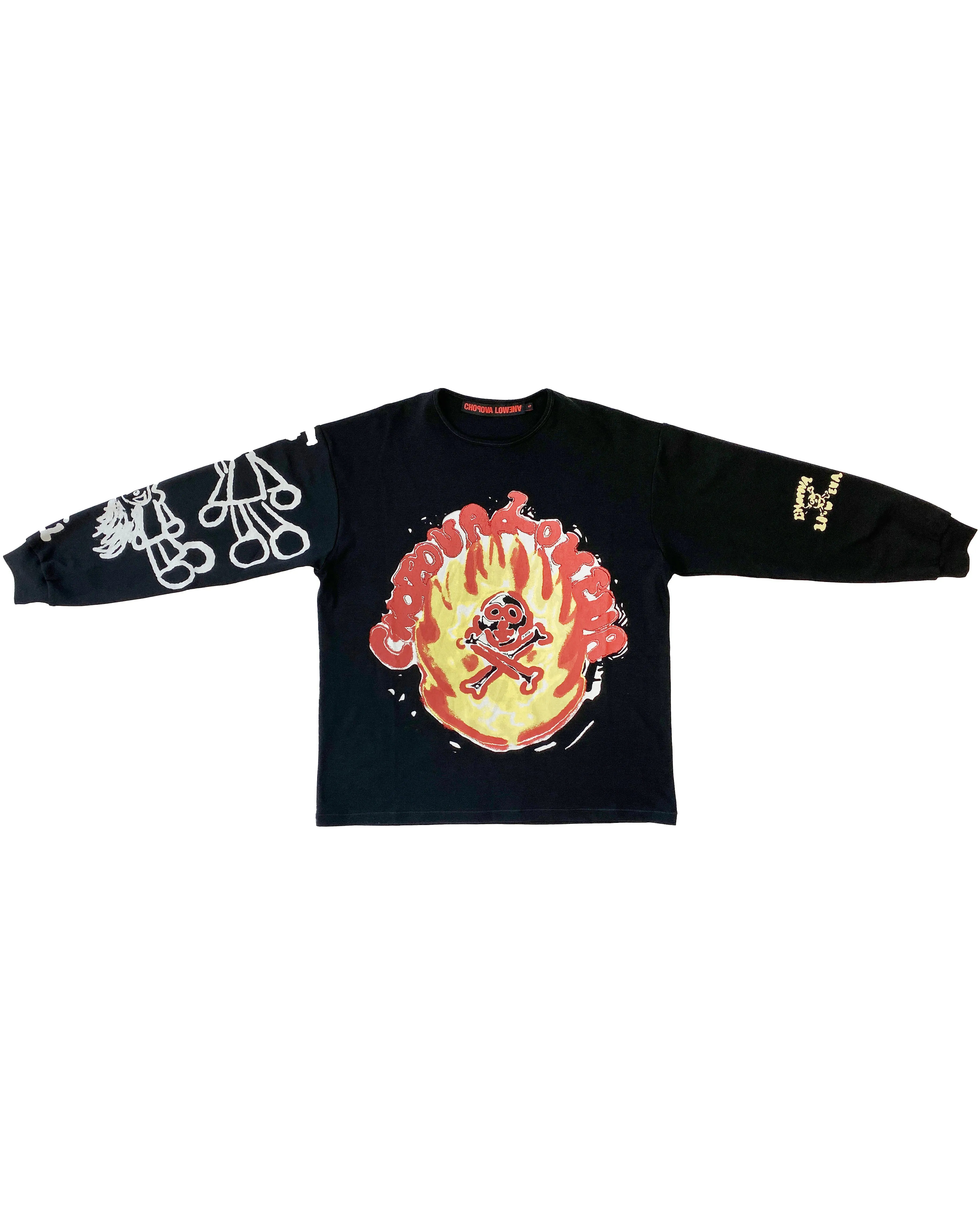 Cross Bones Oversized Jersey Top sold by Chopova Lowena product image thumbnail 4