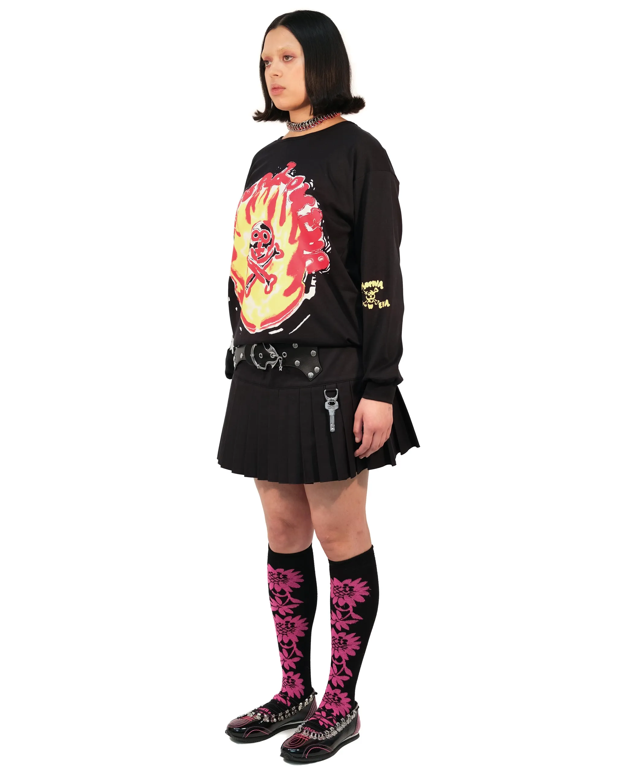 Cross Bones Oversized Jersey Top sold by Chopova Lowena product image thumbnail 2