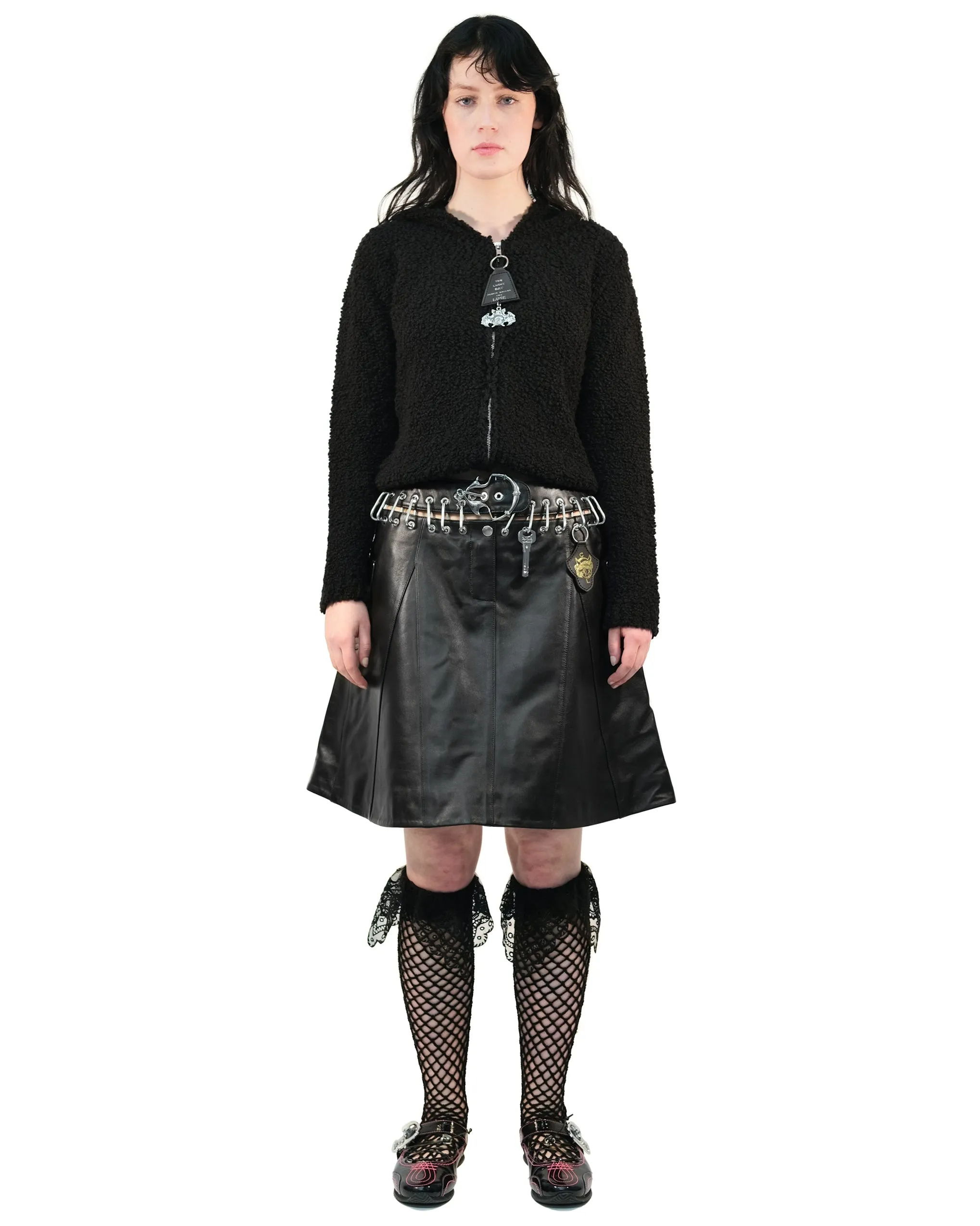 May BLACK Boucle Cardigan sold by Chopova Lowena